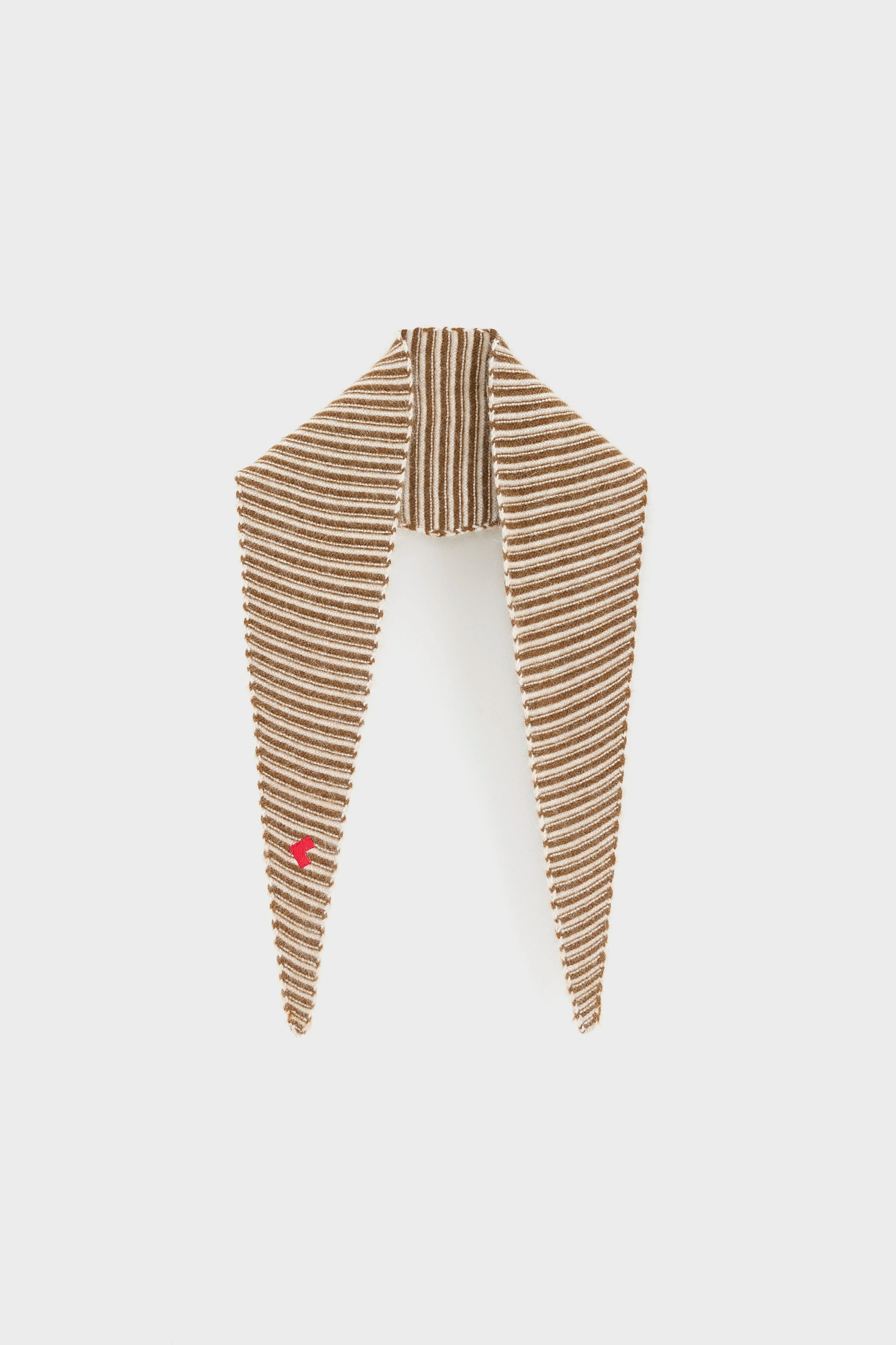 Dusol Triangle Scarf - Chocolate / Oyster For Women | Bellerose