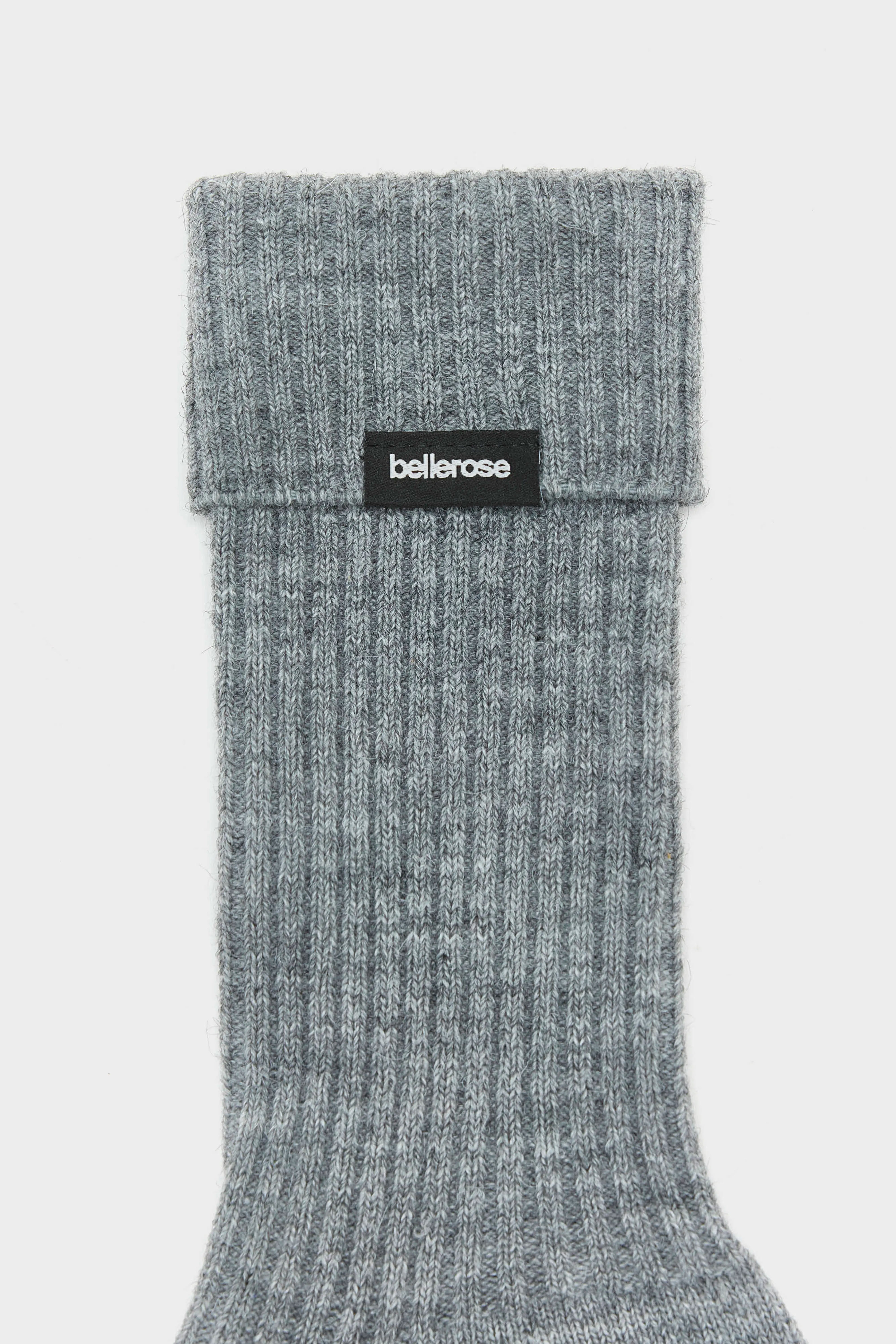 Chaussettes en maille côtelée Baniy (262 / W / H. GREY)