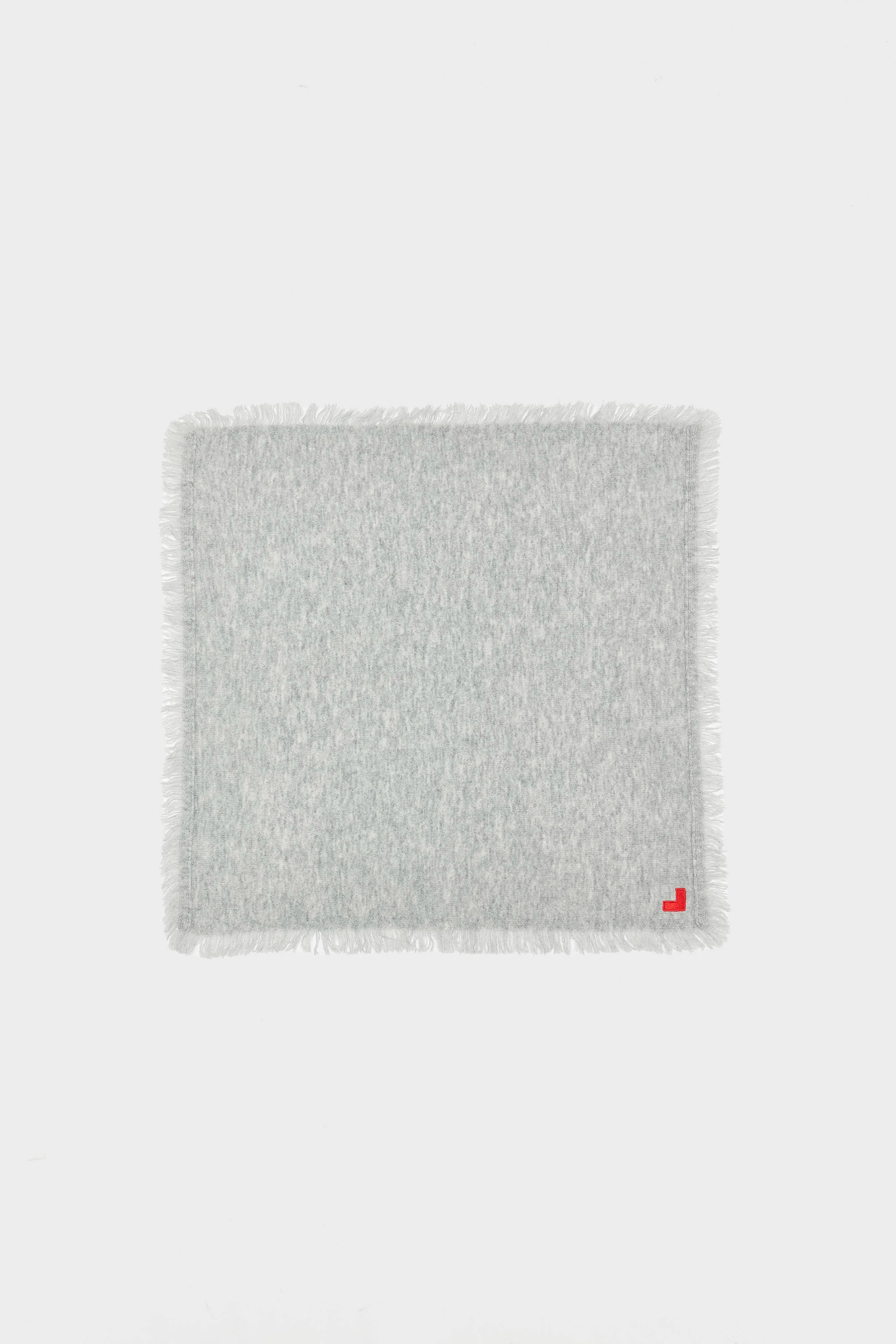 Écharpe Carrée Soncol - Light grey / Poppy Pour Femme | Bellerose