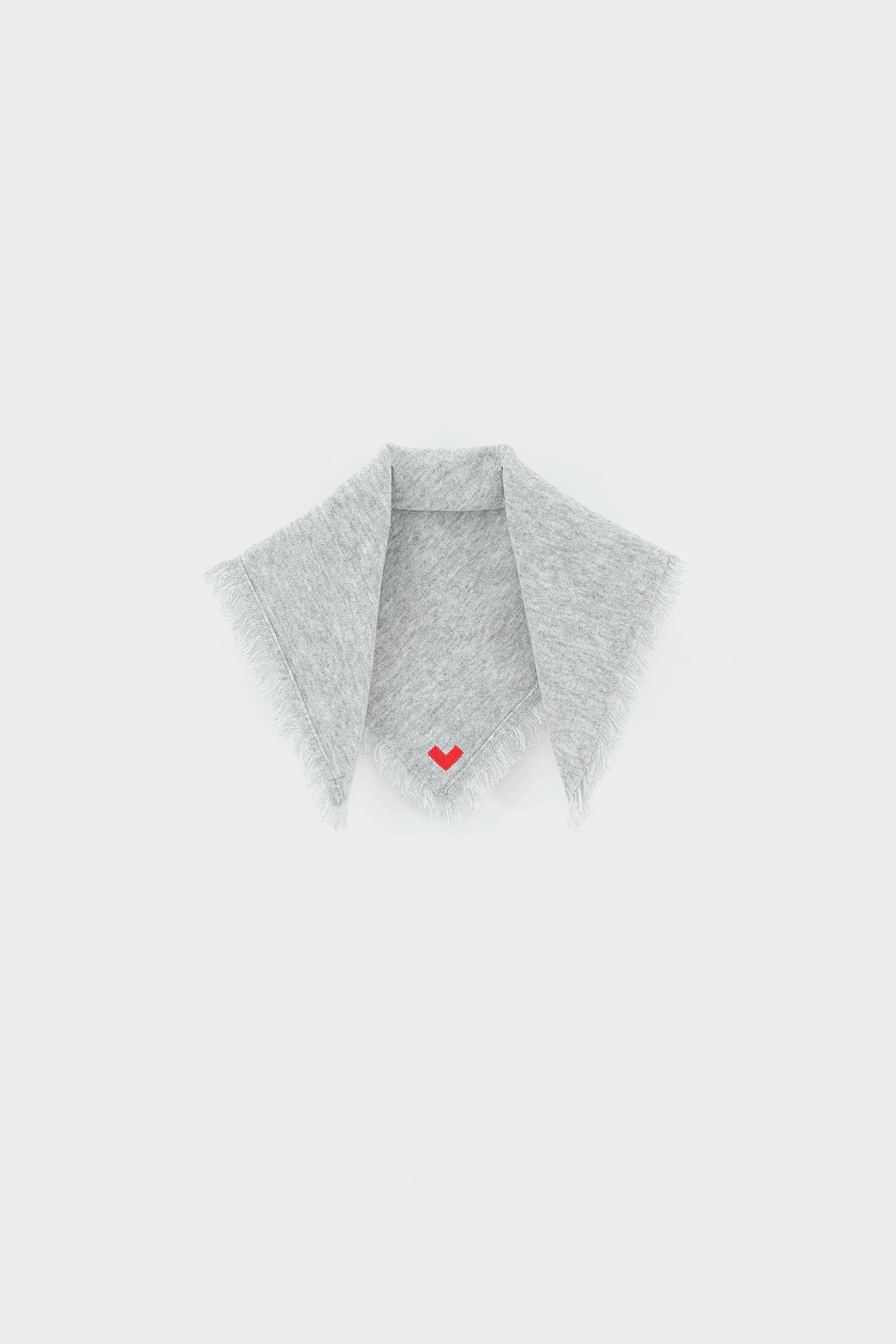 Écharpe Carrée Soncol - Light grey / Poppy Pour Femme | Bellerose