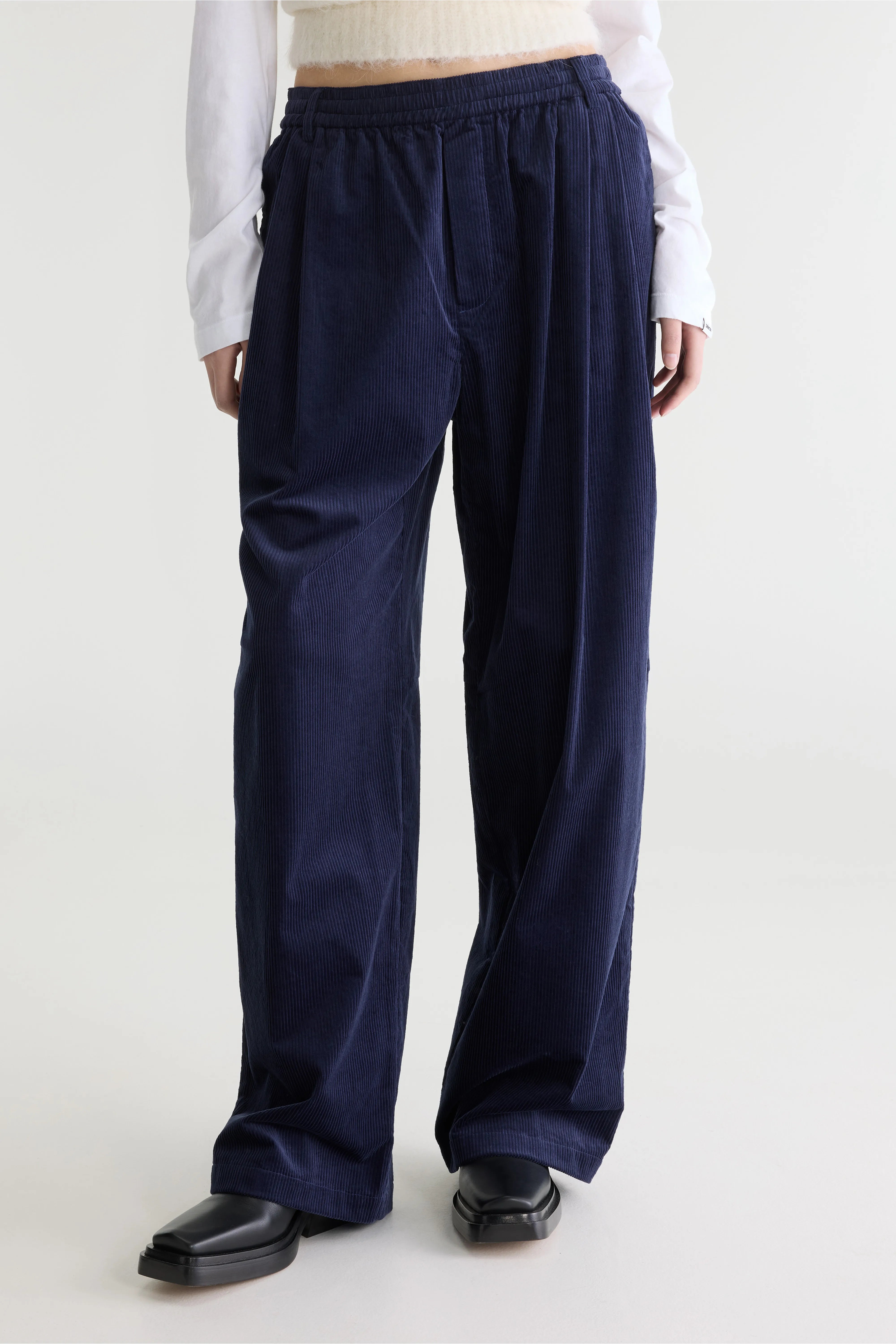 Jilo Tapered Corduroy Broek - Captain Voor Dames | Bellerose