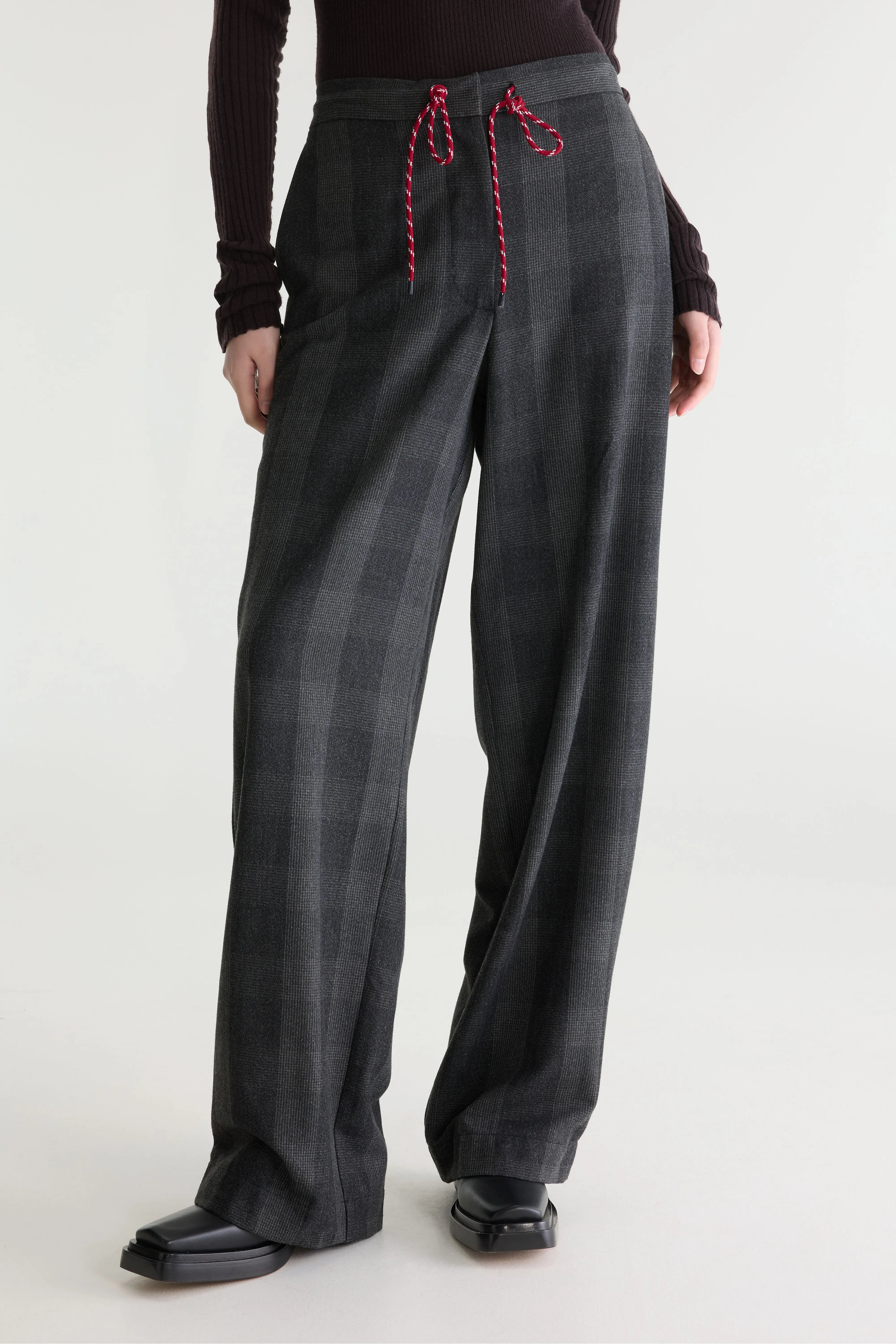 Solene rechte geruite broek (262 / W / CHECK B)