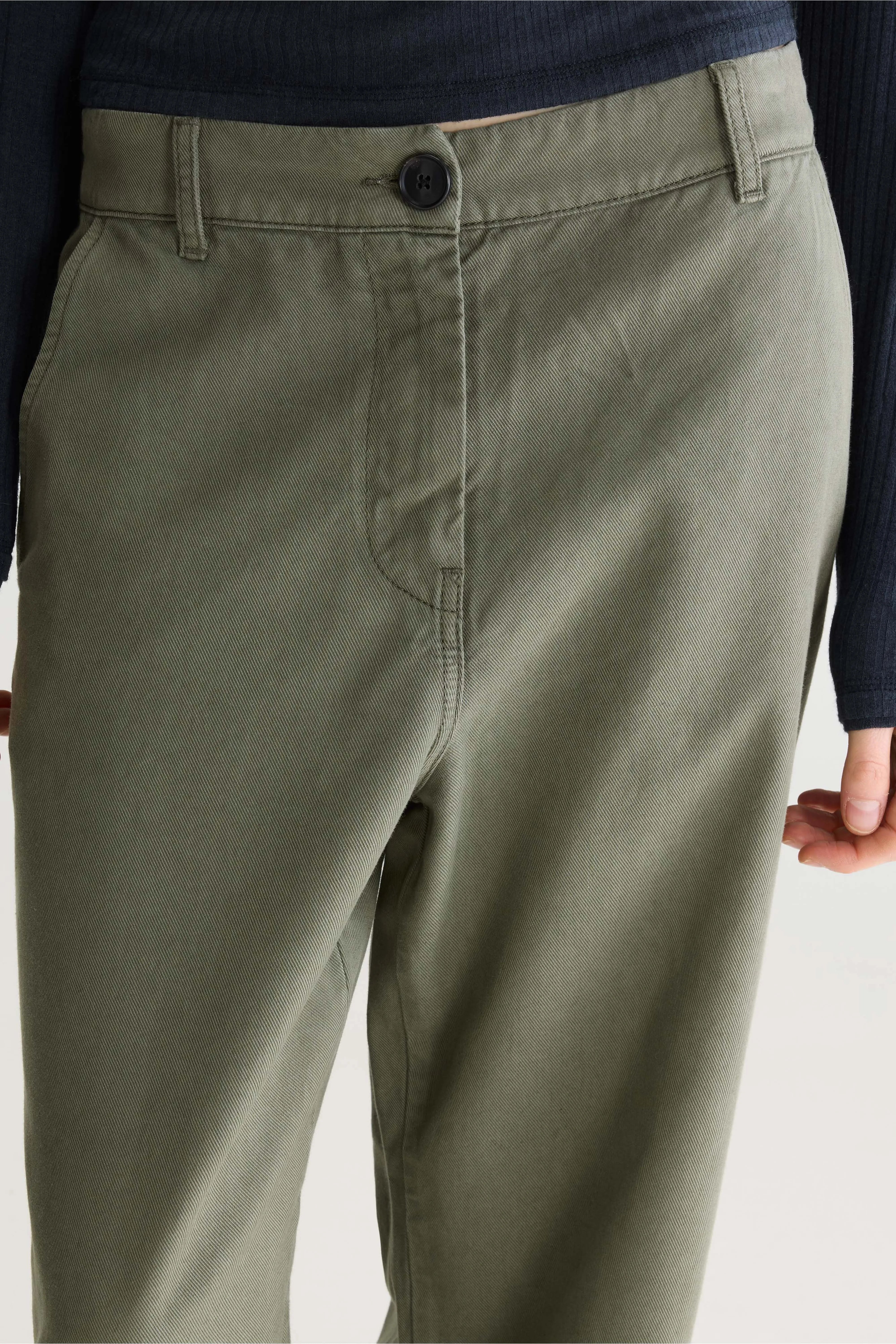 Pace rechte broek (262 / W / DUSTY OLIVE)