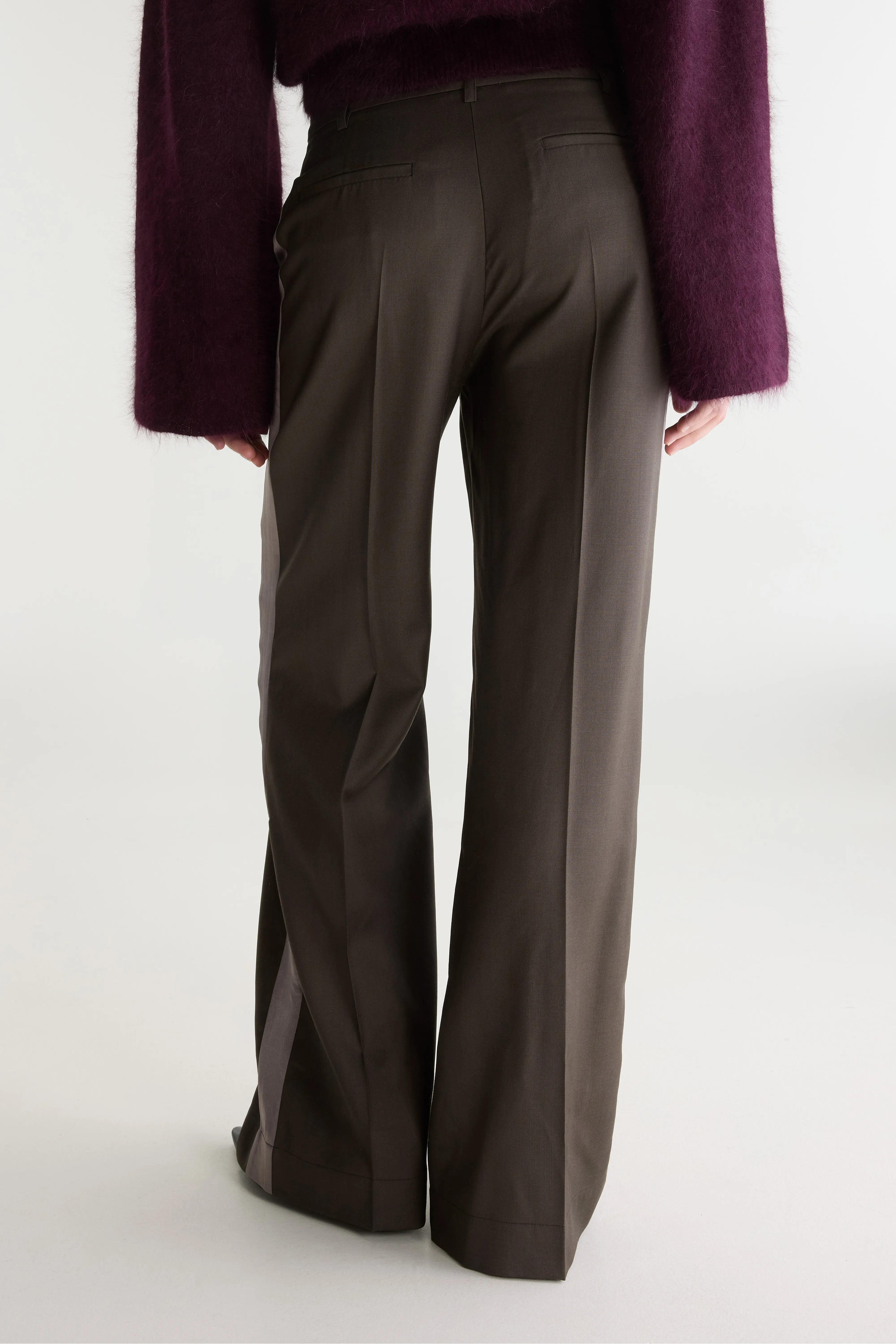 Shine geklede broek (262 / W / DARK ROAST)