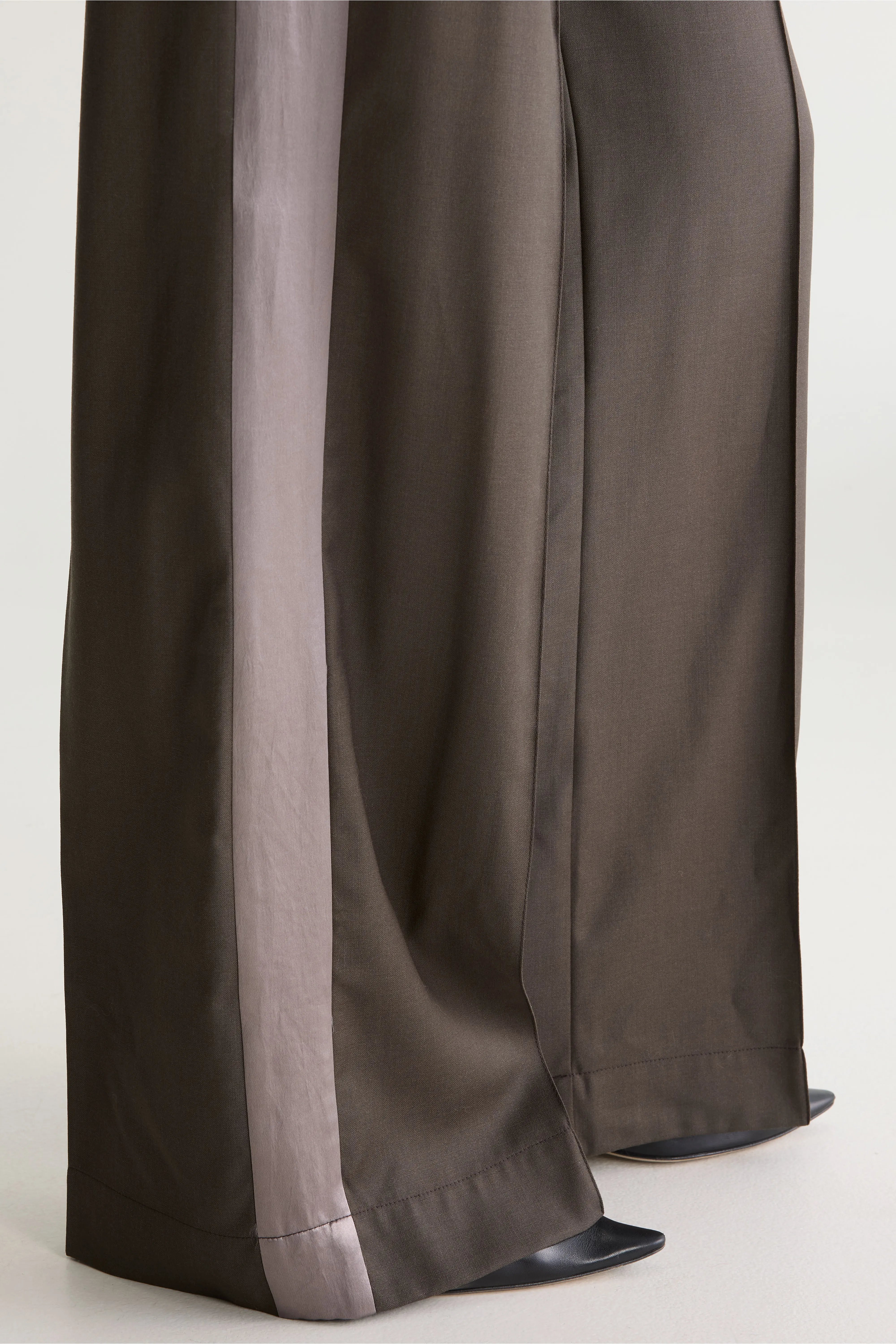 Shine geklede broek (262 / W / DARK ROAST)