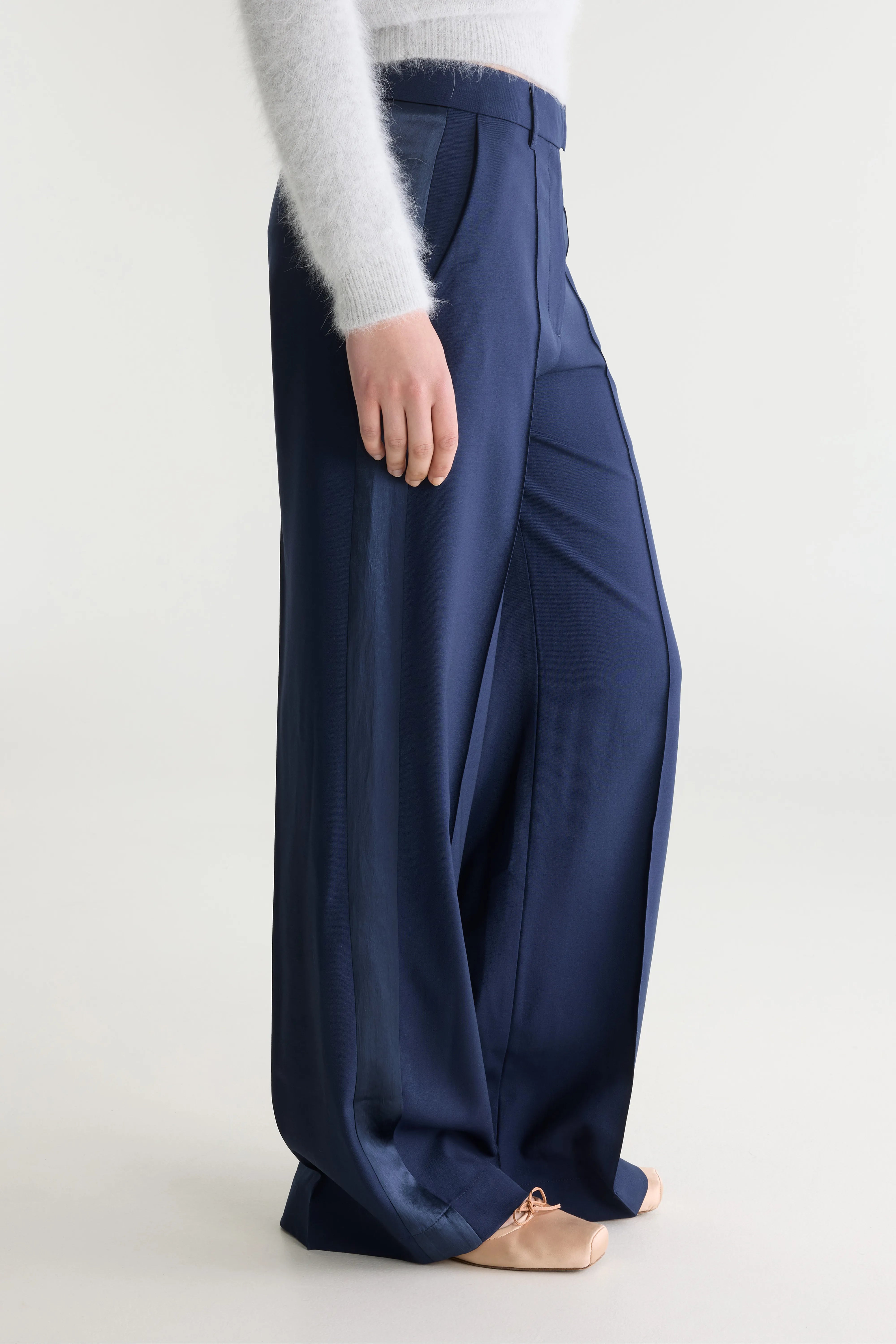Shine geklede broek (262 / W / NAVAL)