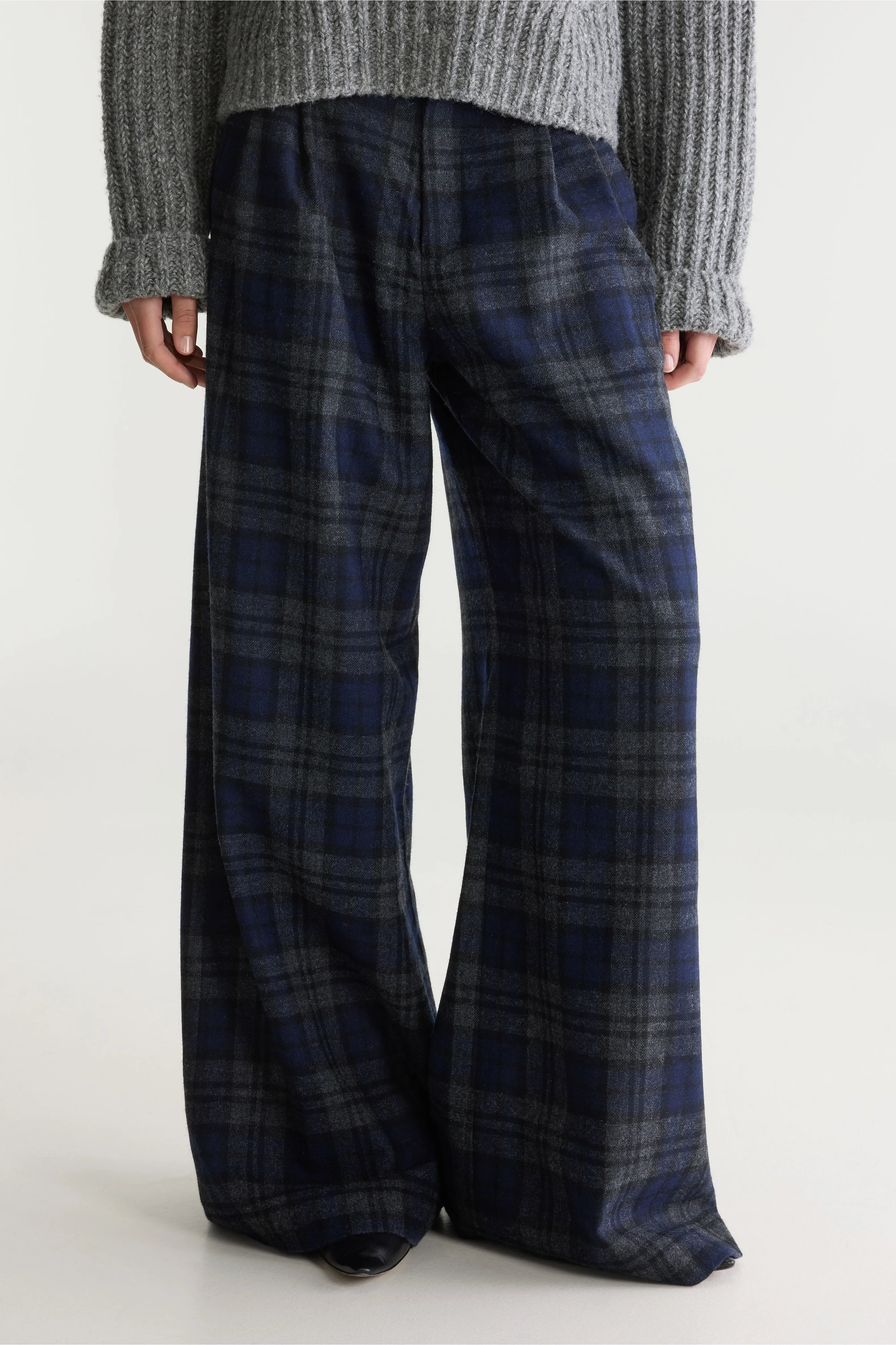 Jenoa wijde broek (262 / W / CHECK A)