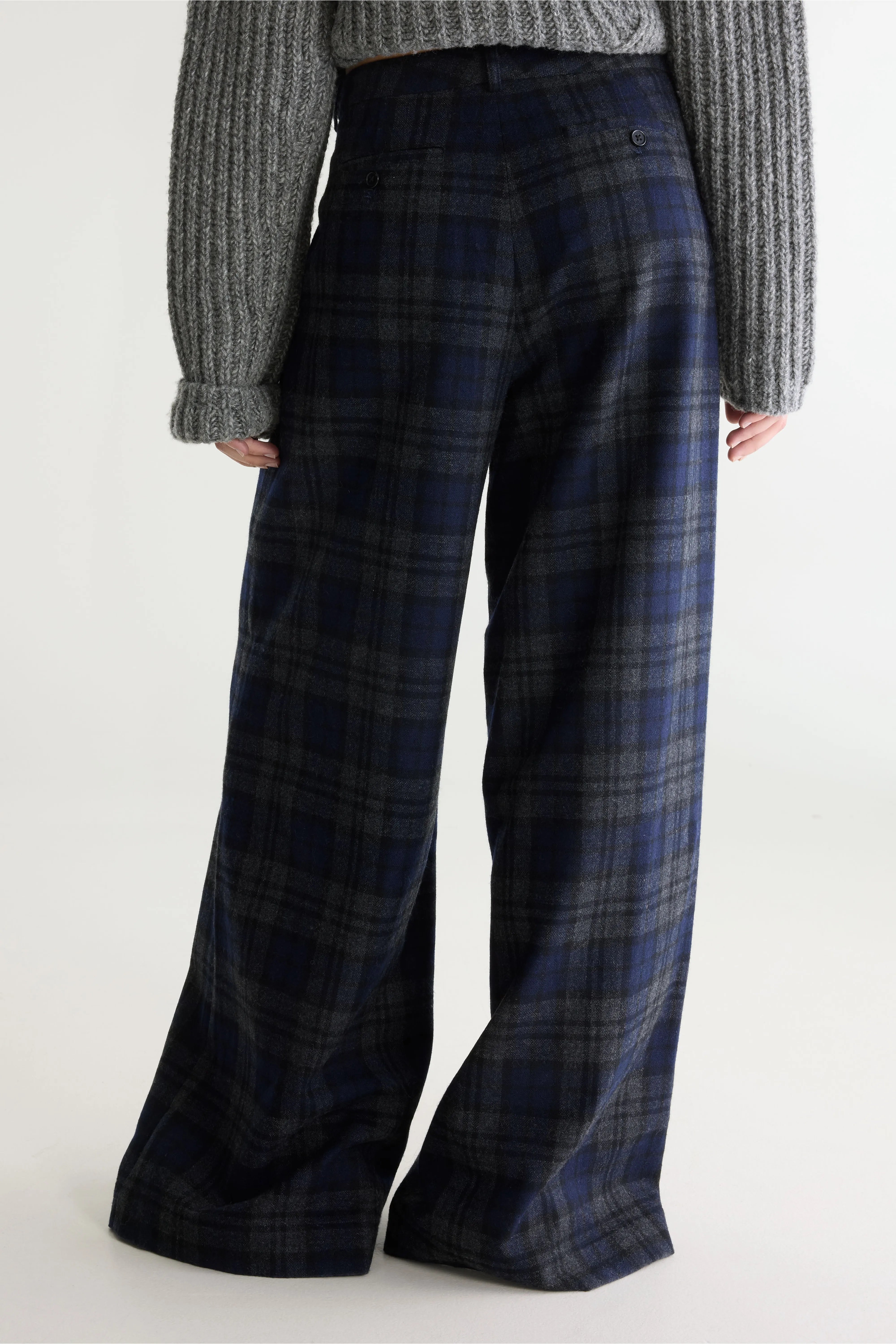 Jenoa wijde broek (262 / W / CHECK A)