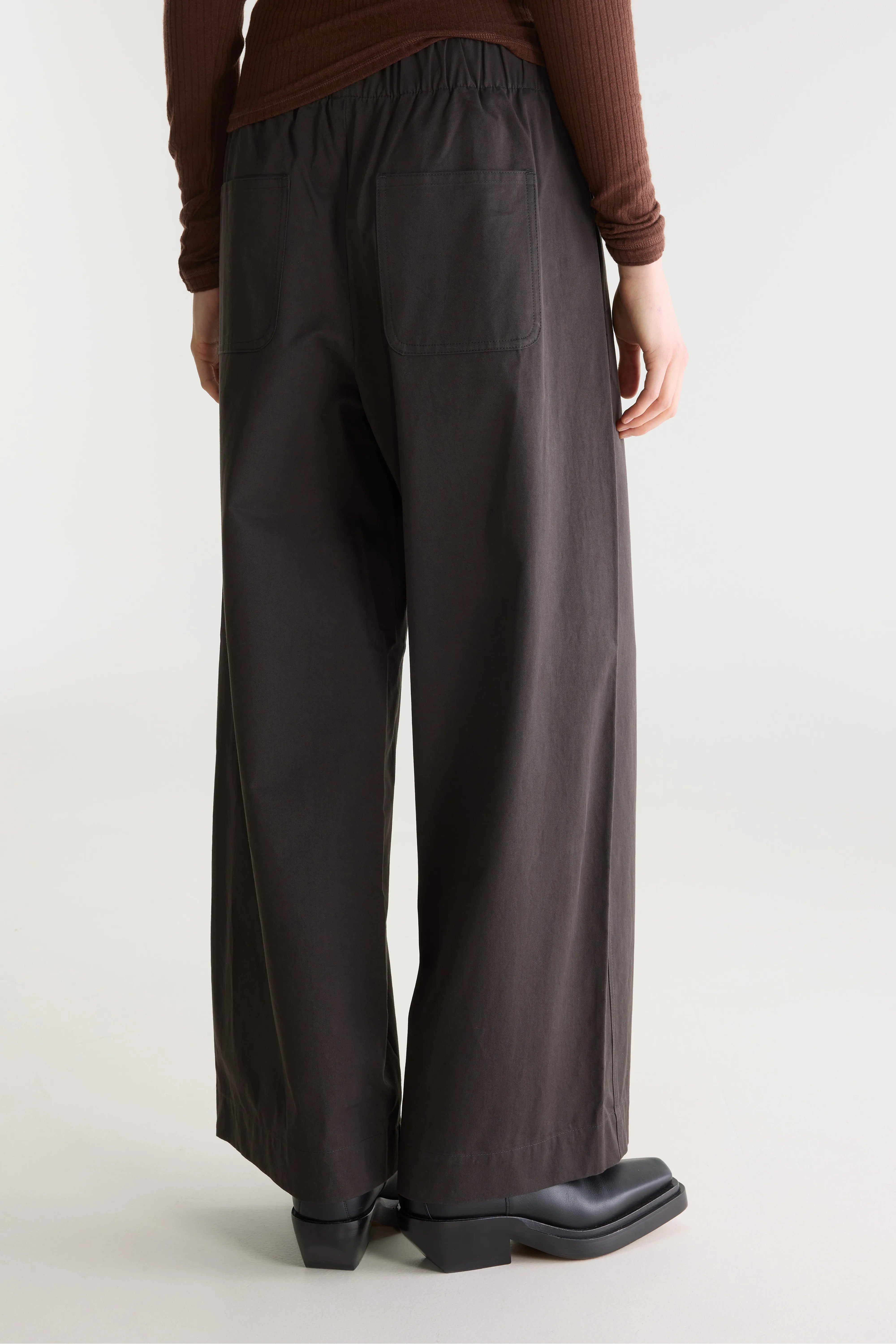 Joline rechte broek (262 / W / DARK ROAST)