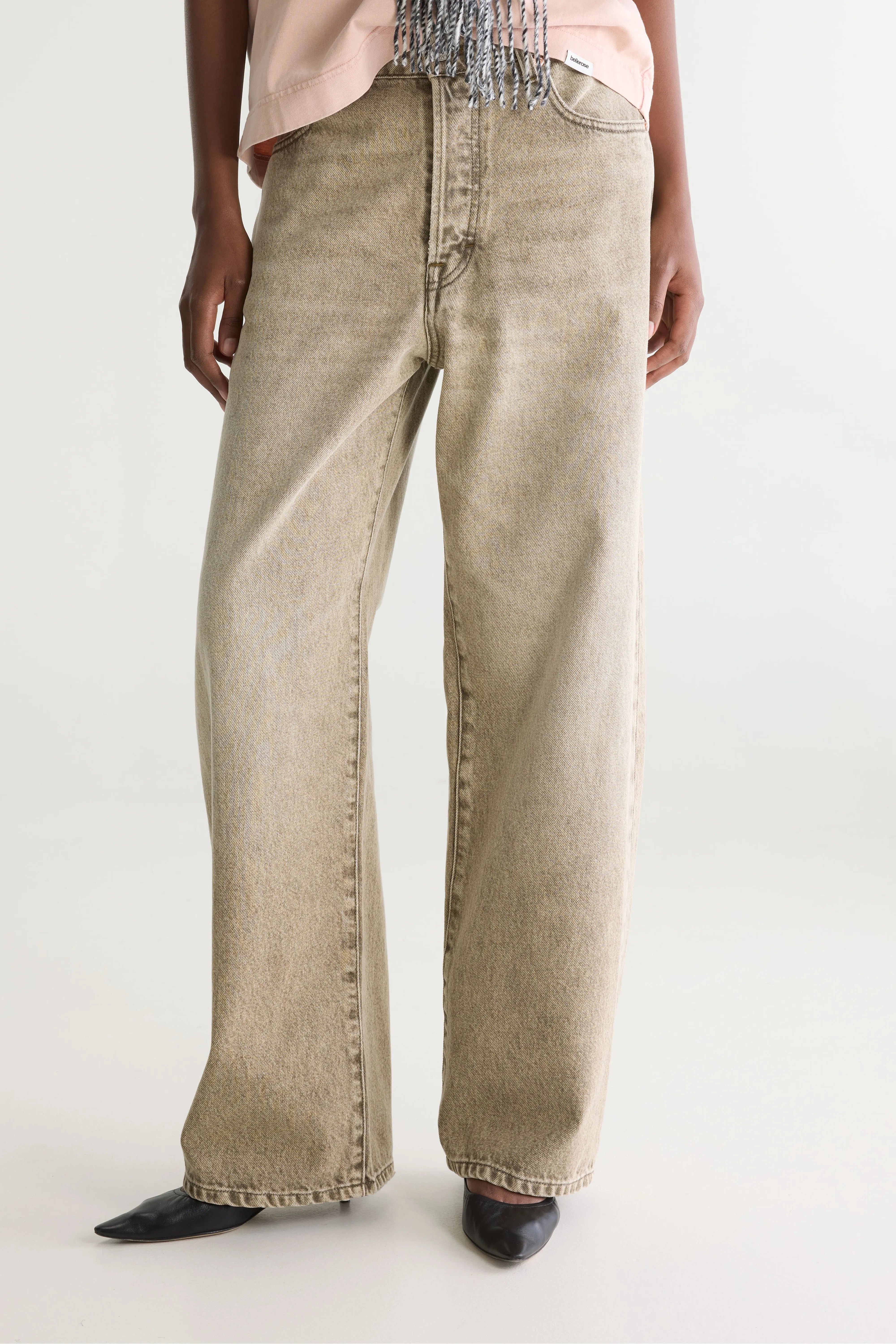 Denim N. 66 - wijde jeans  (262 / W / KHAKI SNOW)
