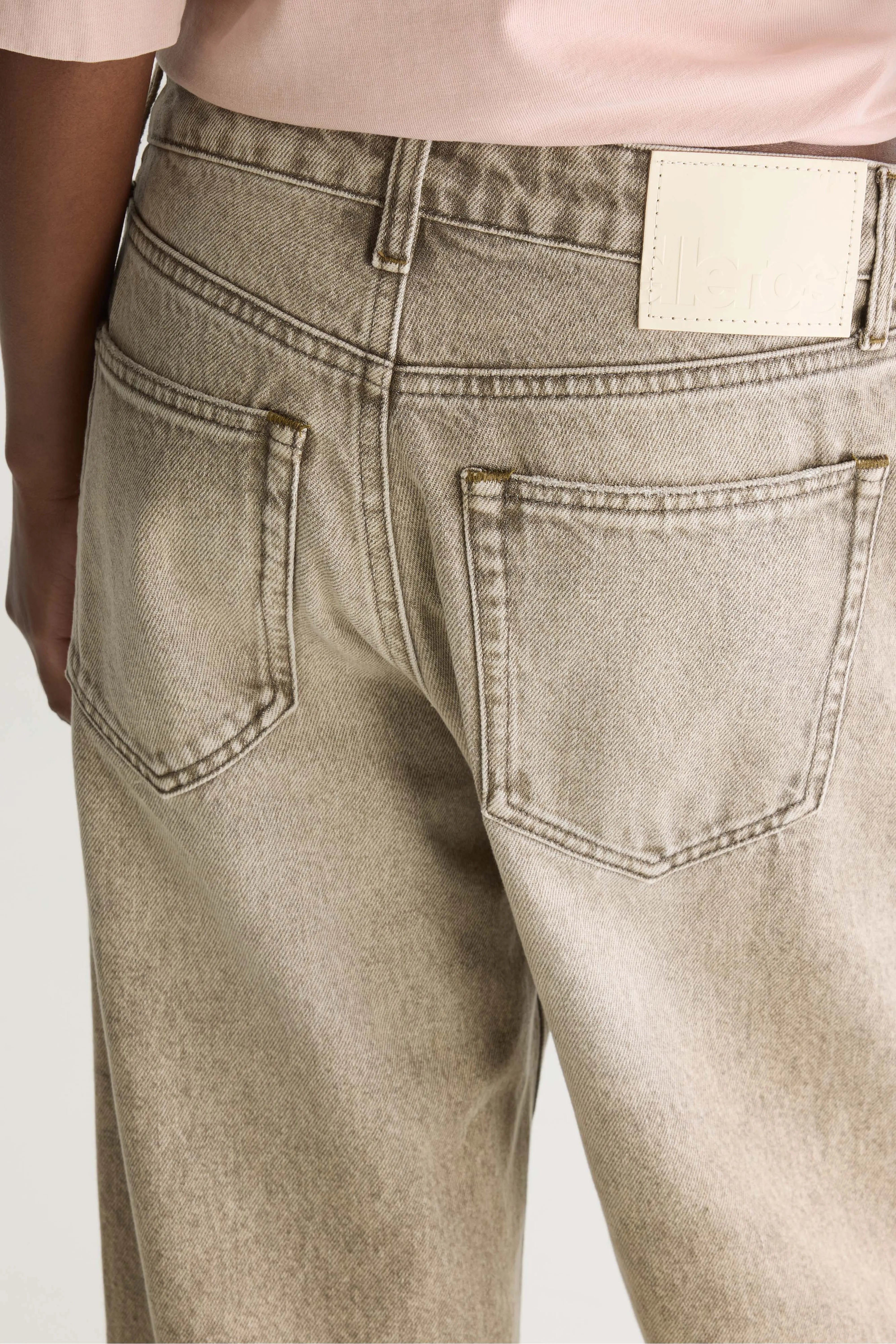 Denim N. 66 - wijde jeans  (262 / W / KHAKI SNOW)