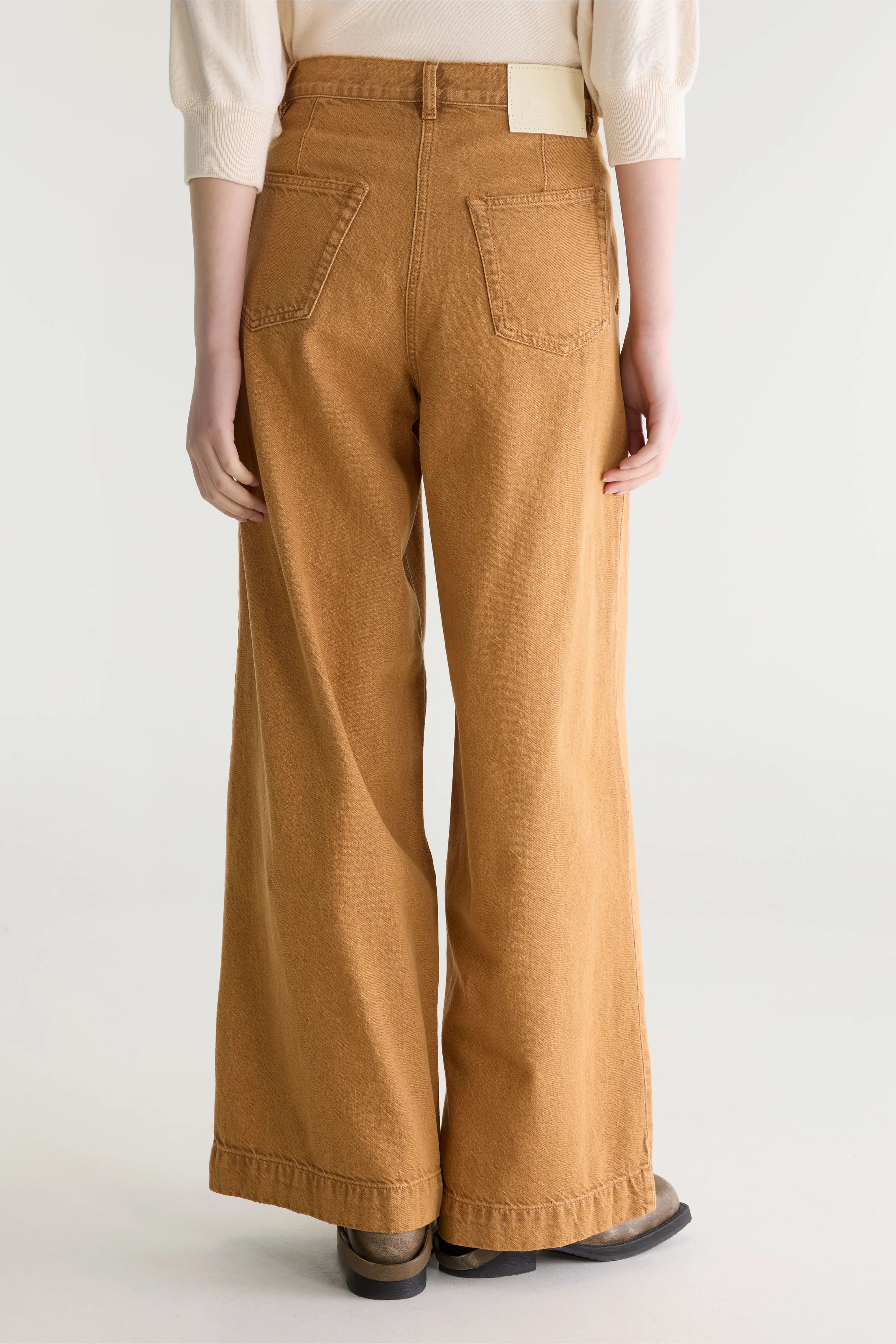 Denim N. 74 - superwijde jeans (262 / W / USED BROWN)