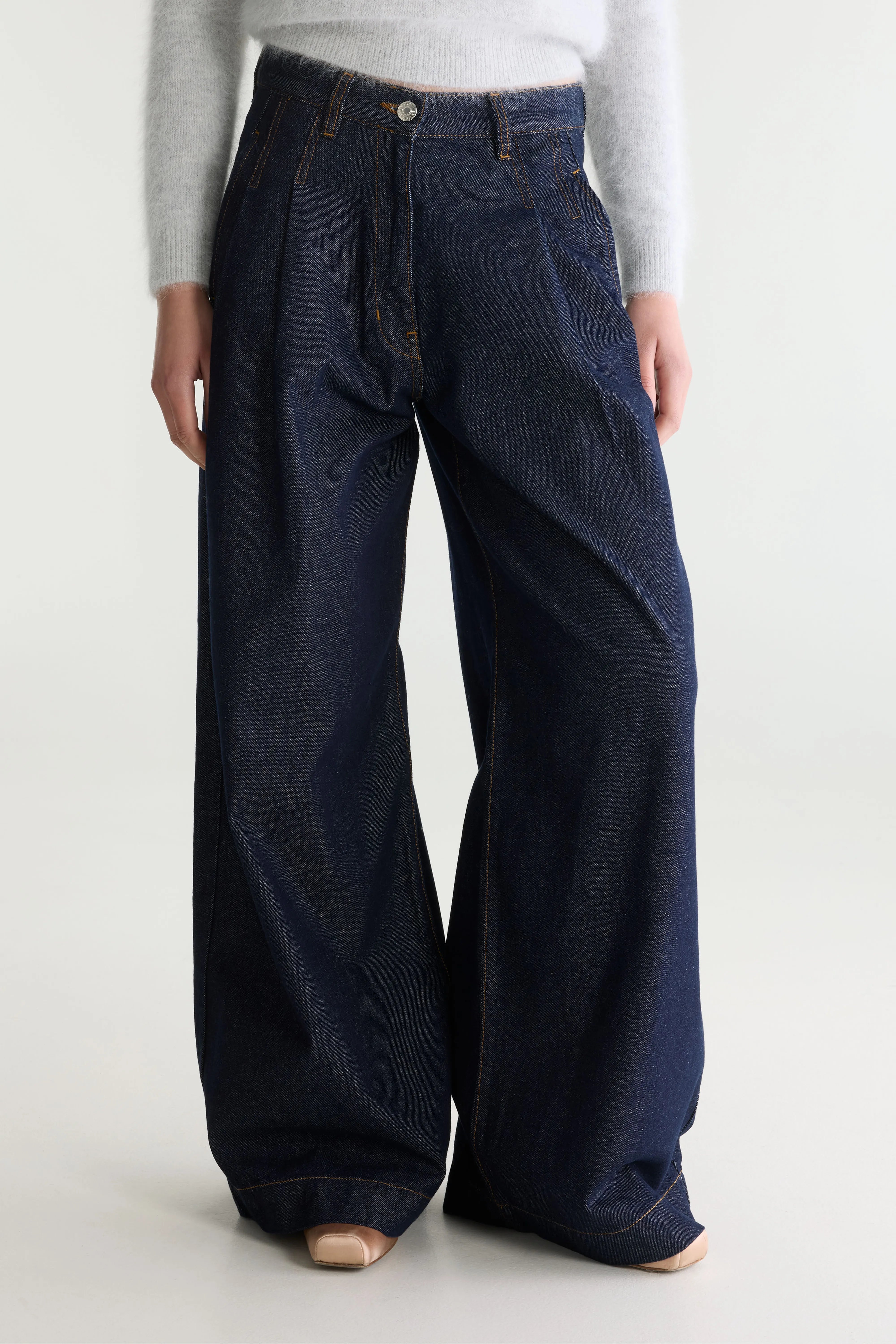 Denim N. 74 - superwijde jeans (262 / W / BLUE RINSE)