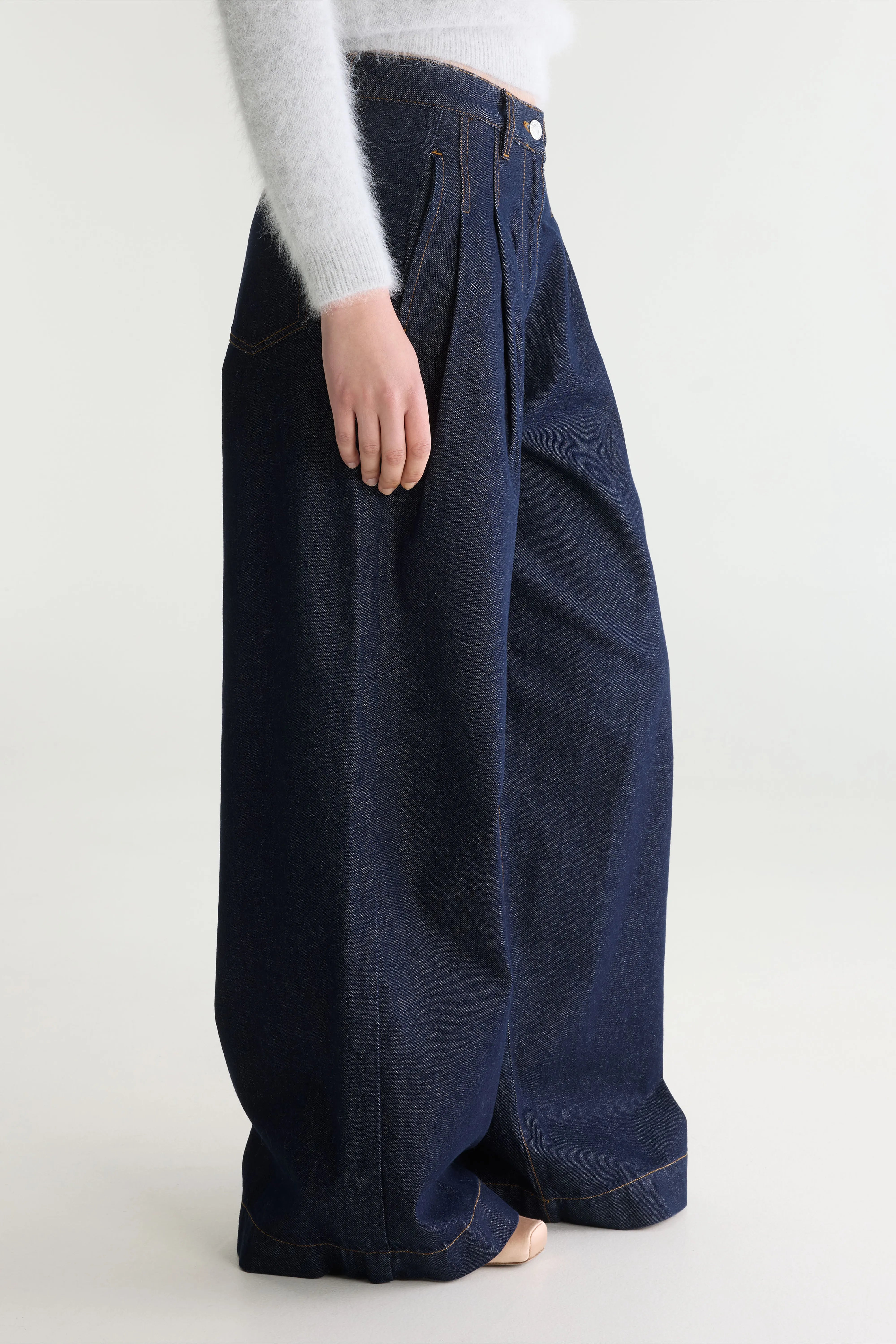 Denim N. 74 - superwijde jeans (262 / W / BLUE RINSE)
