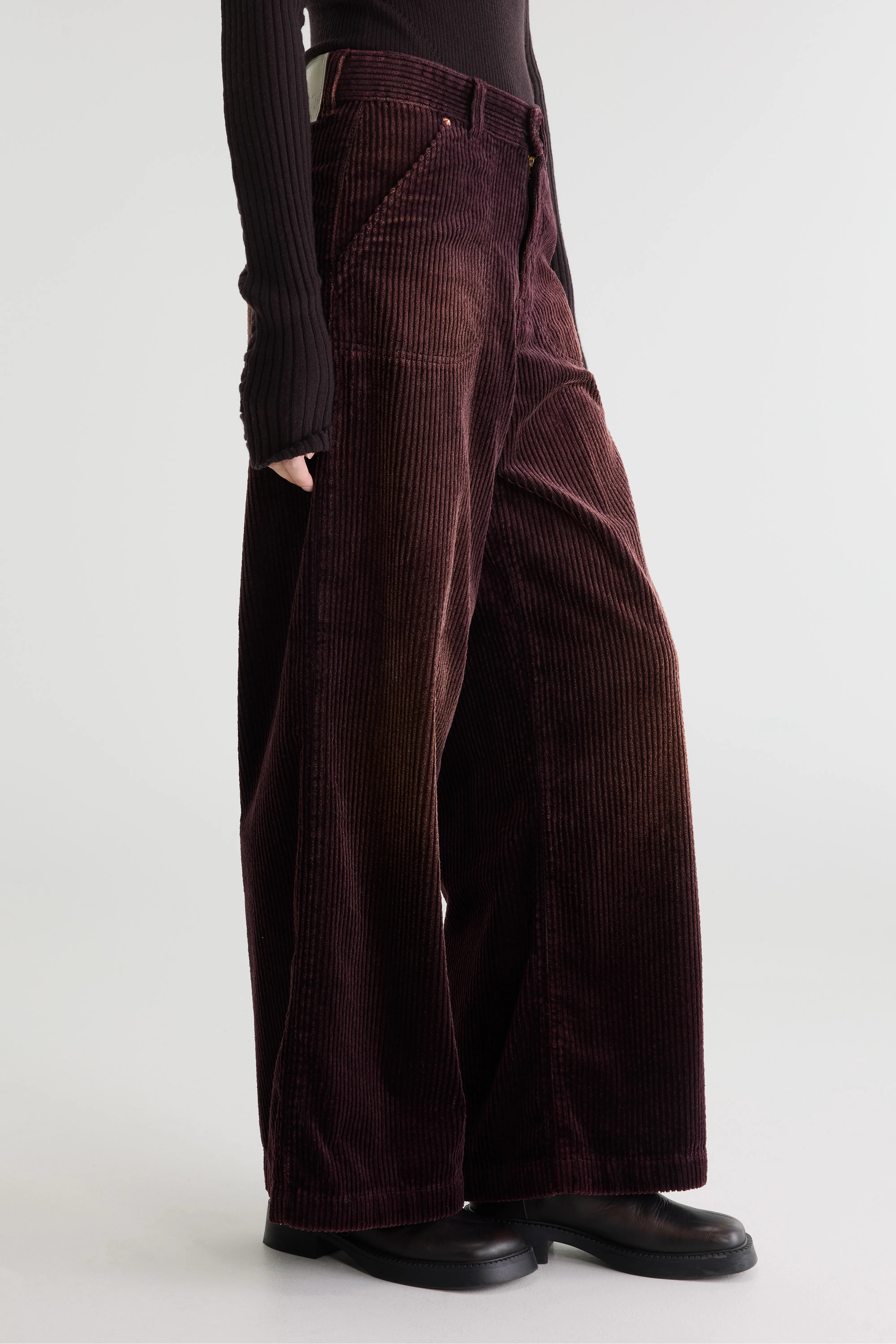 Denim N. 62 - wide jeans (262 / W / BURGUNDY)