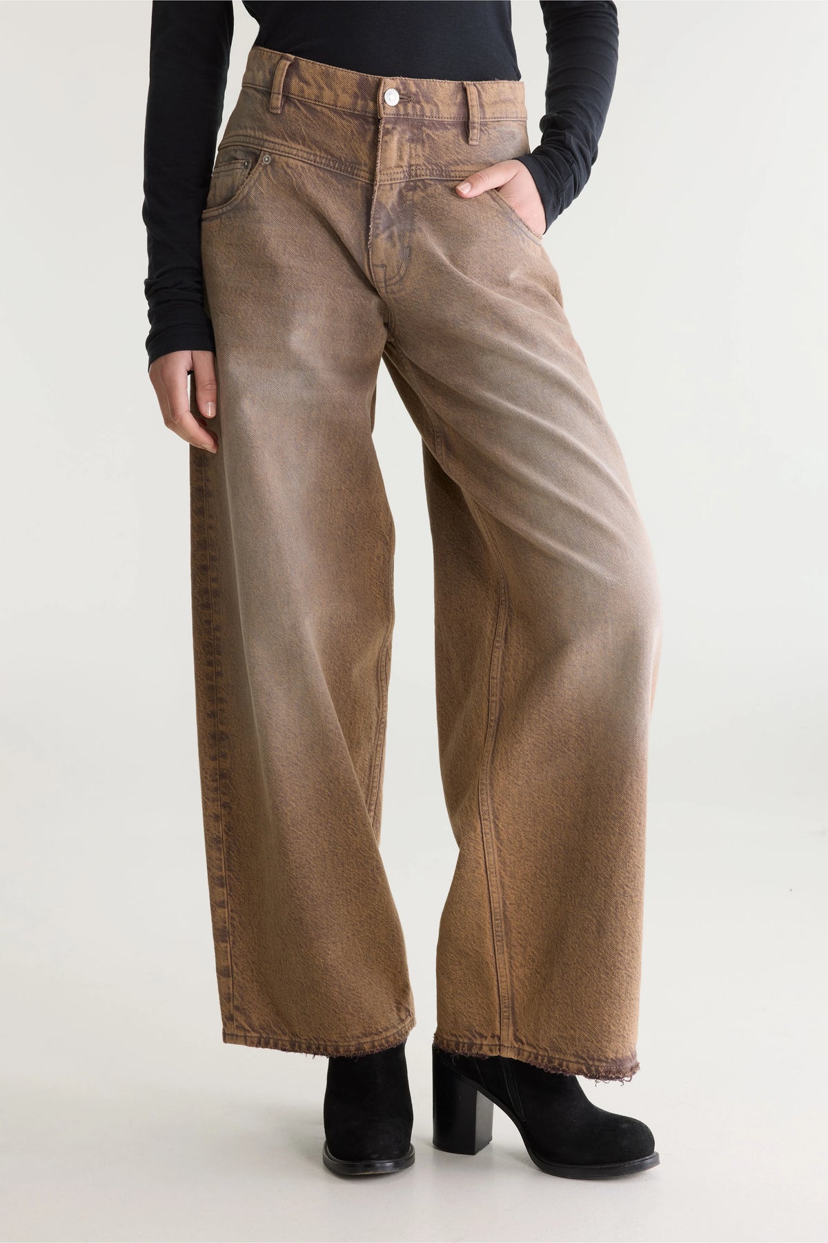Jean baggy - Denim N. 77 (262 / W / USED BROWN)