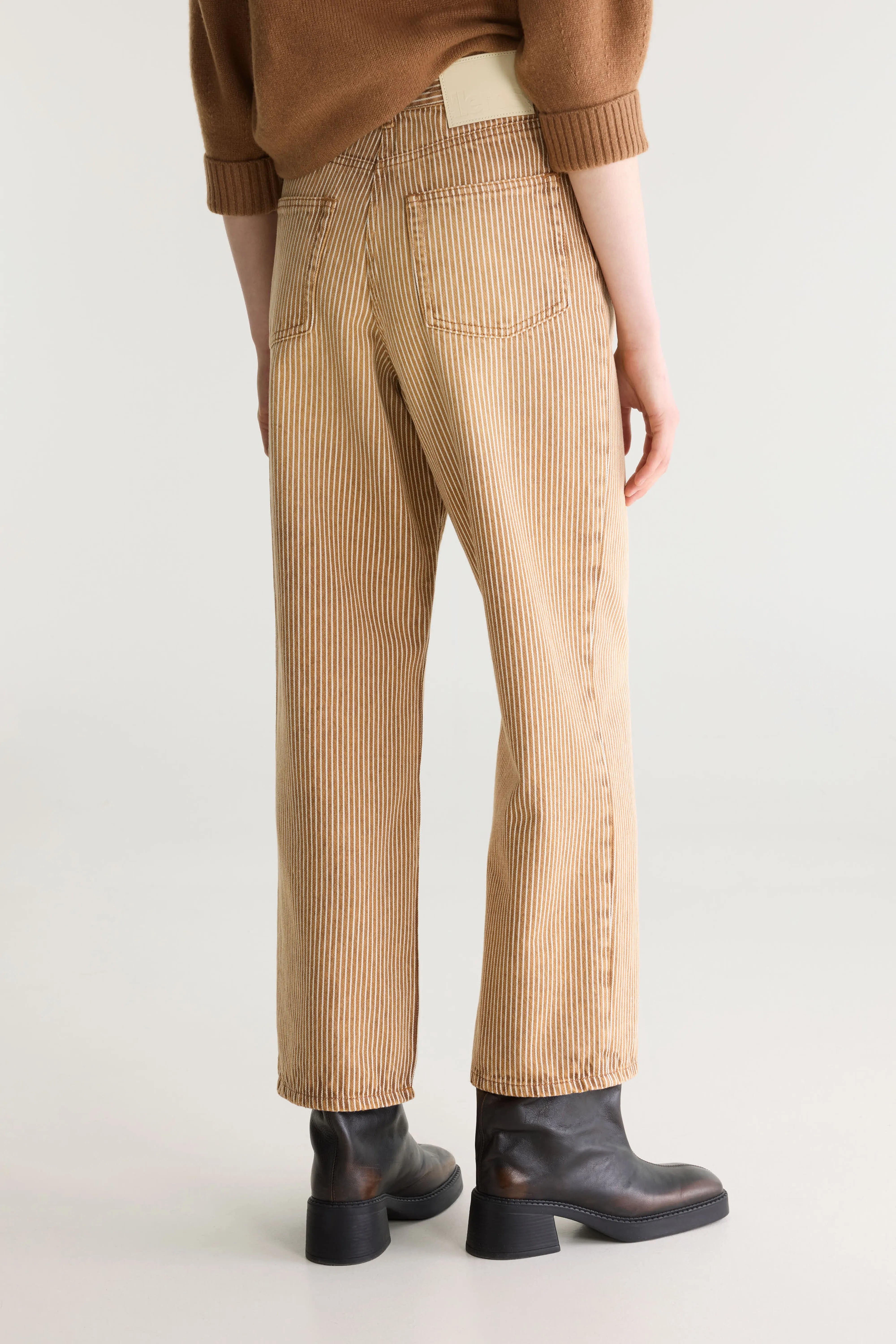 Jean Large - Denim N. 61 - Used brown Pour Femme | Bellerose