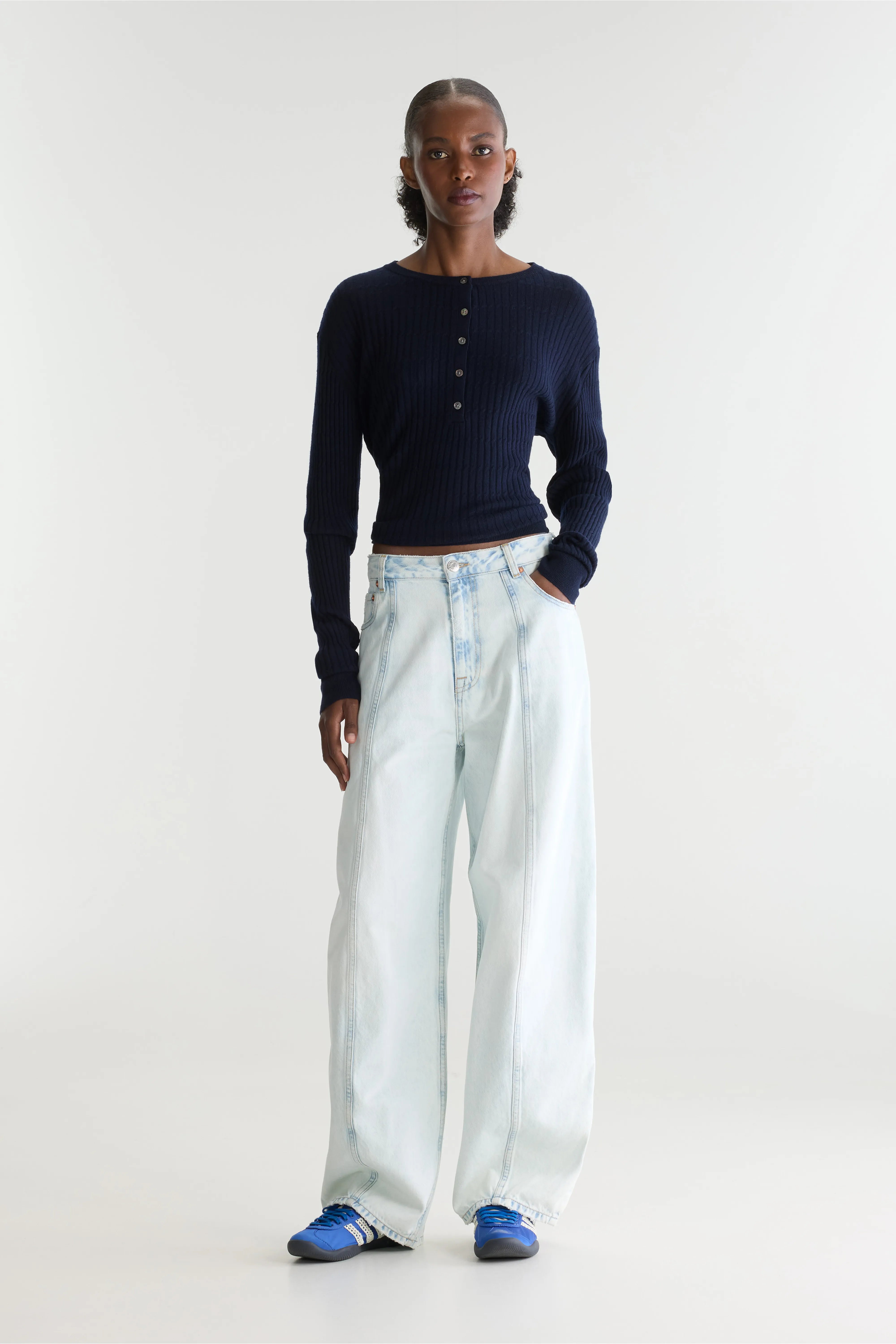 Jean Ballon - Denim N. 83 - Ice bleach Pour Femme | Bellerose