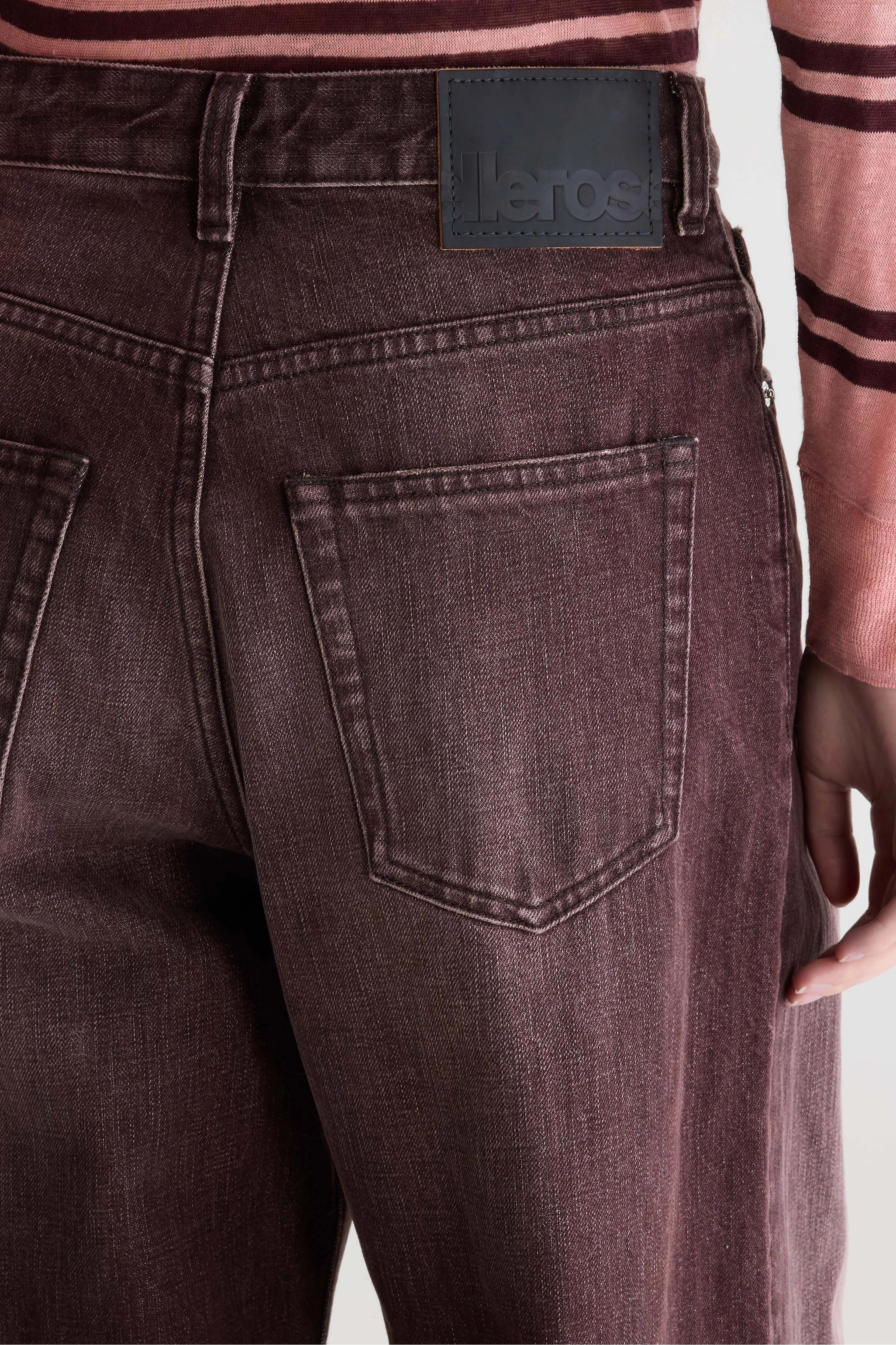 Jean ballon - Denim N. 83 (262 / W / USED BURGUNDY)