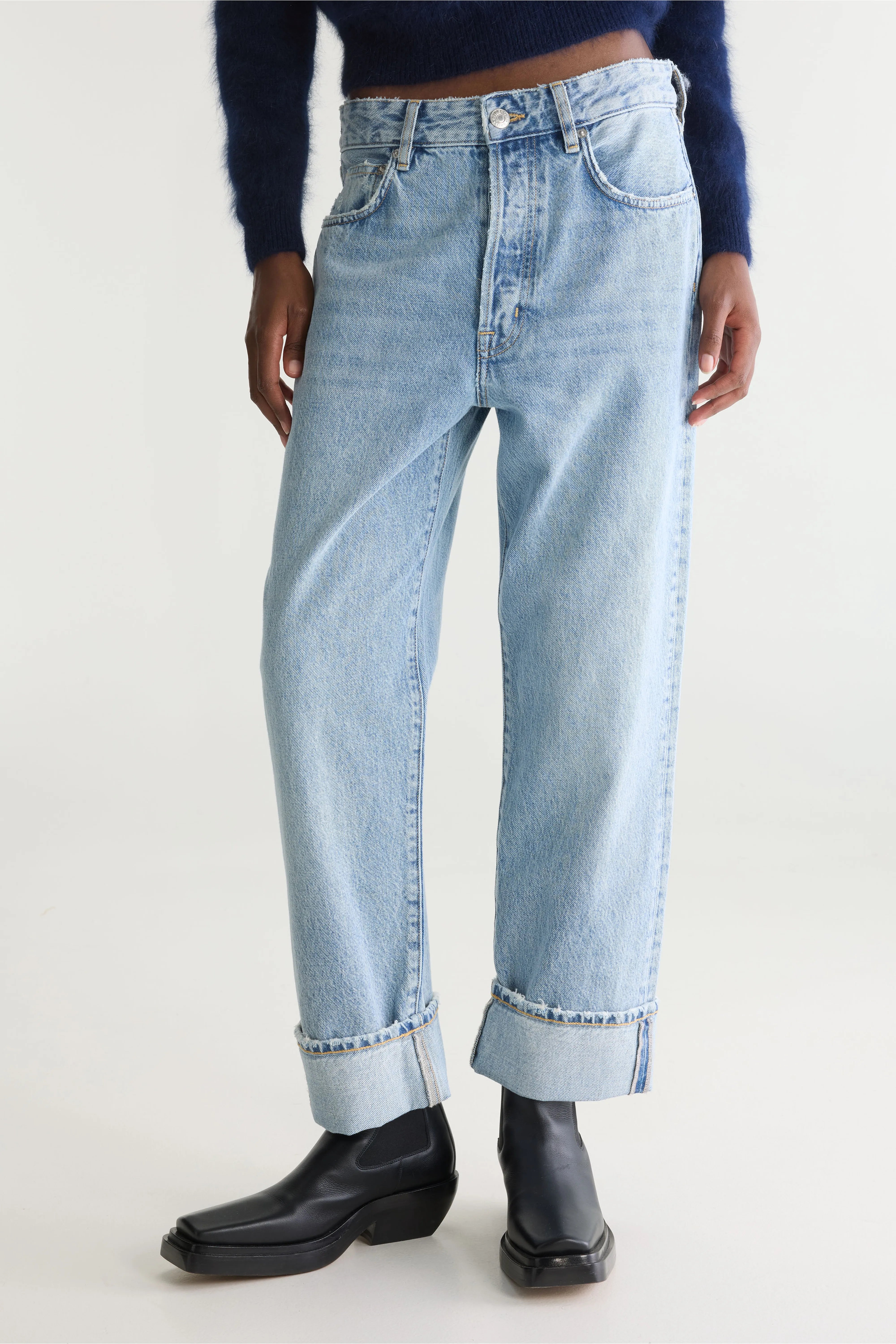 Denim N. 46 - wijde jeans  (262 / W / VINTAGE LT BLUE)