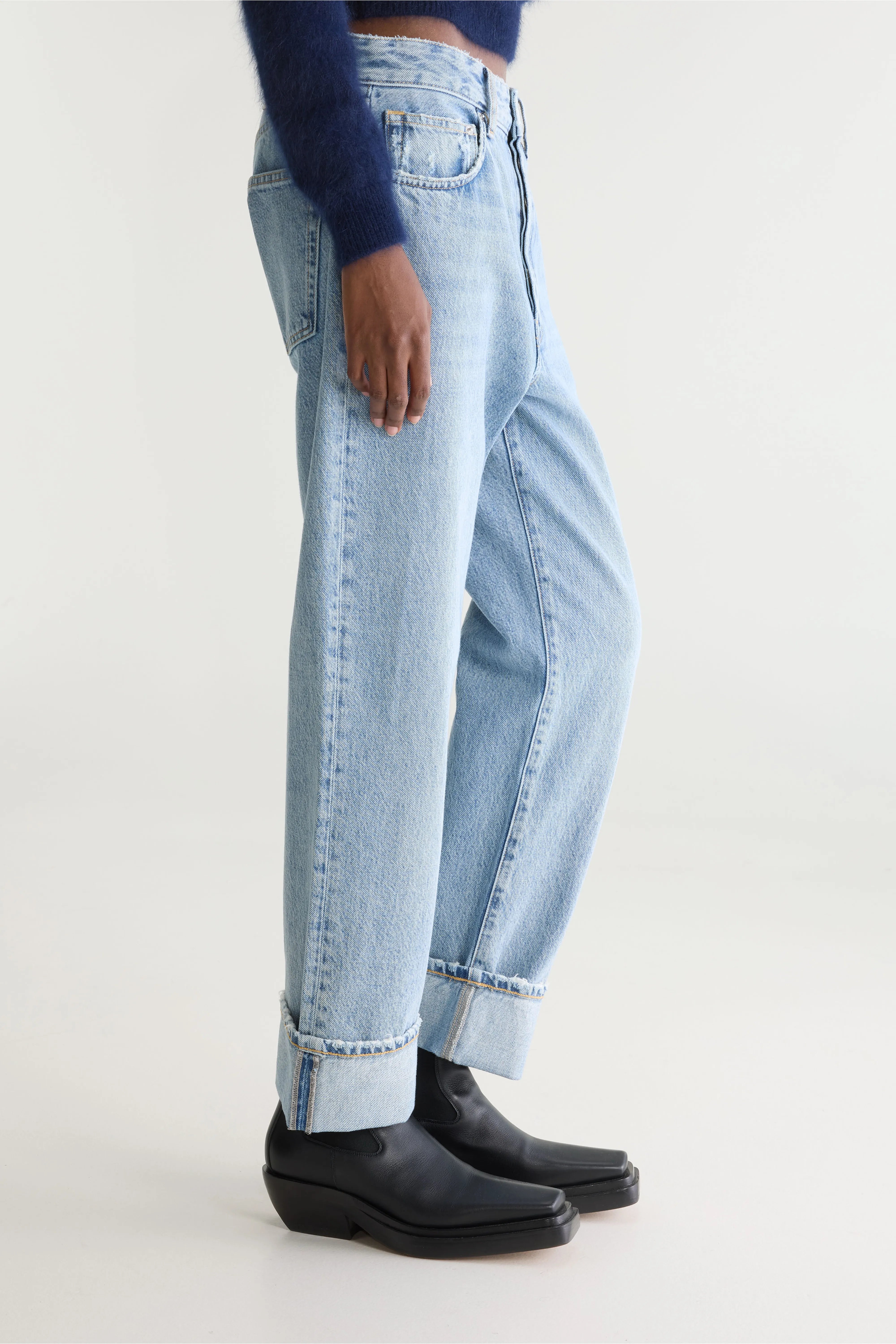 Denim N. 46 - wijde jeans  (262 / W / VINTAGE LT BLUE)