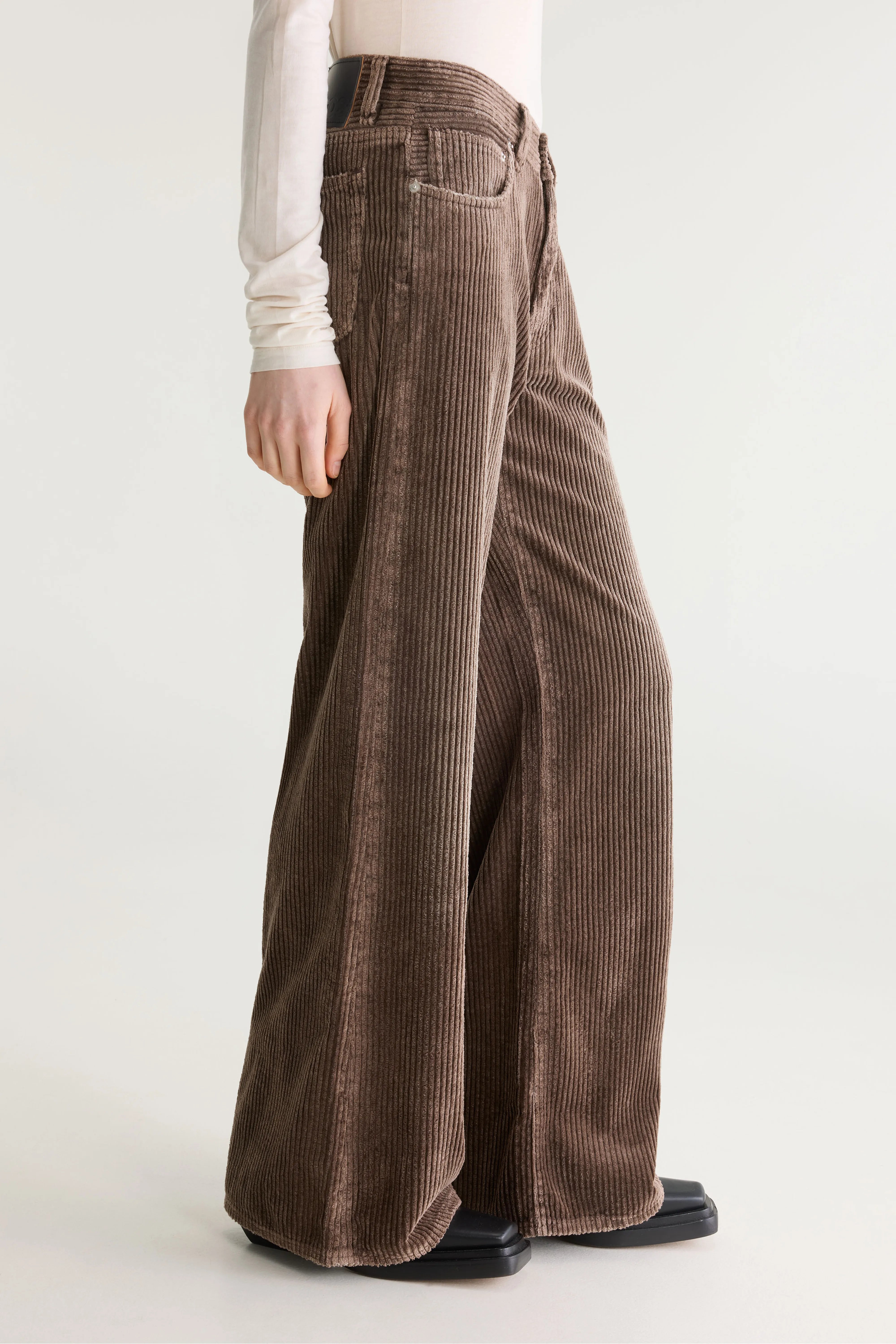 Denim N. 97 - Wide Jeans - Coffee For Women | Bellerose