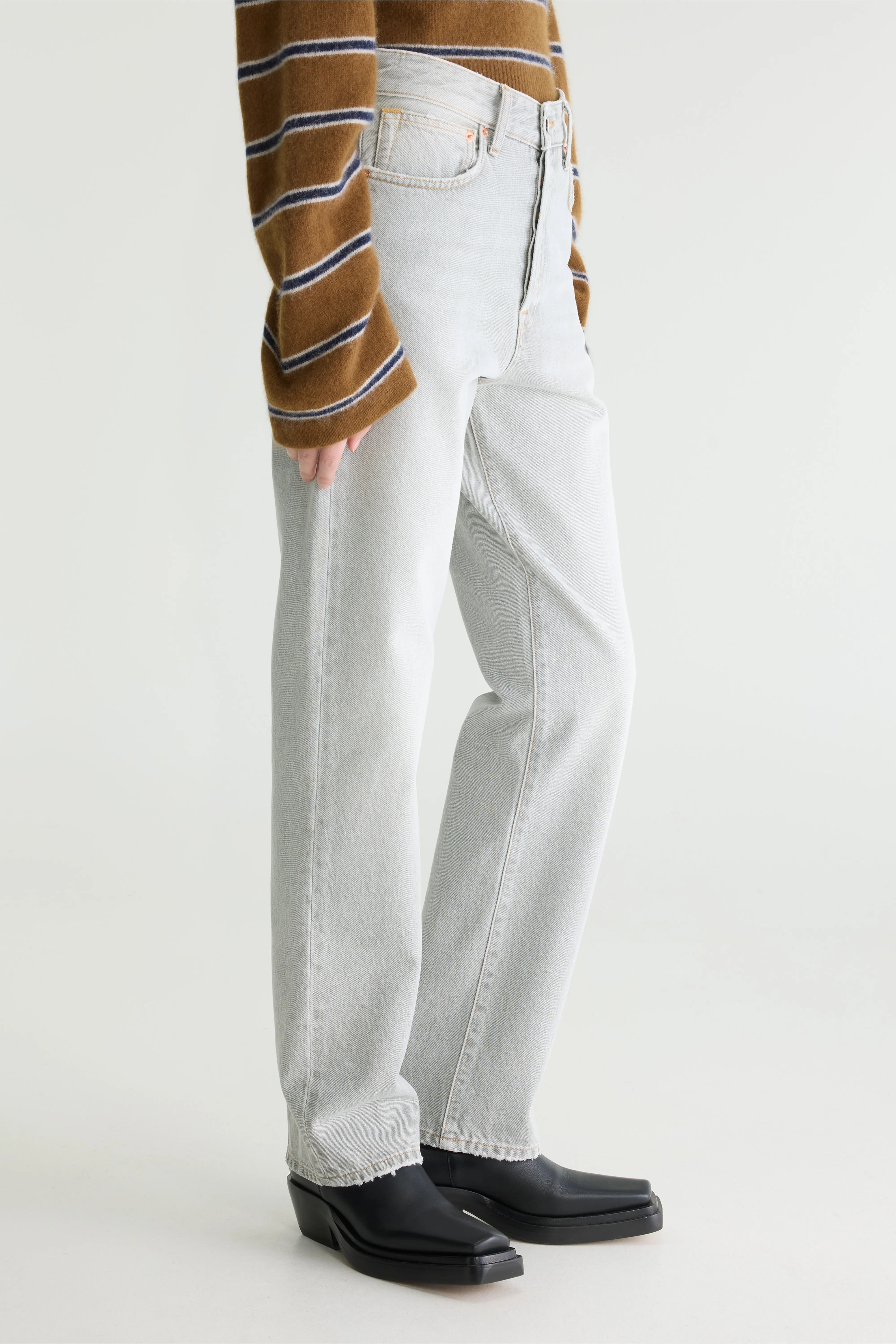 Denim N. 35 - rechte jeans  (262 / W / ICE GREY BLEACH)