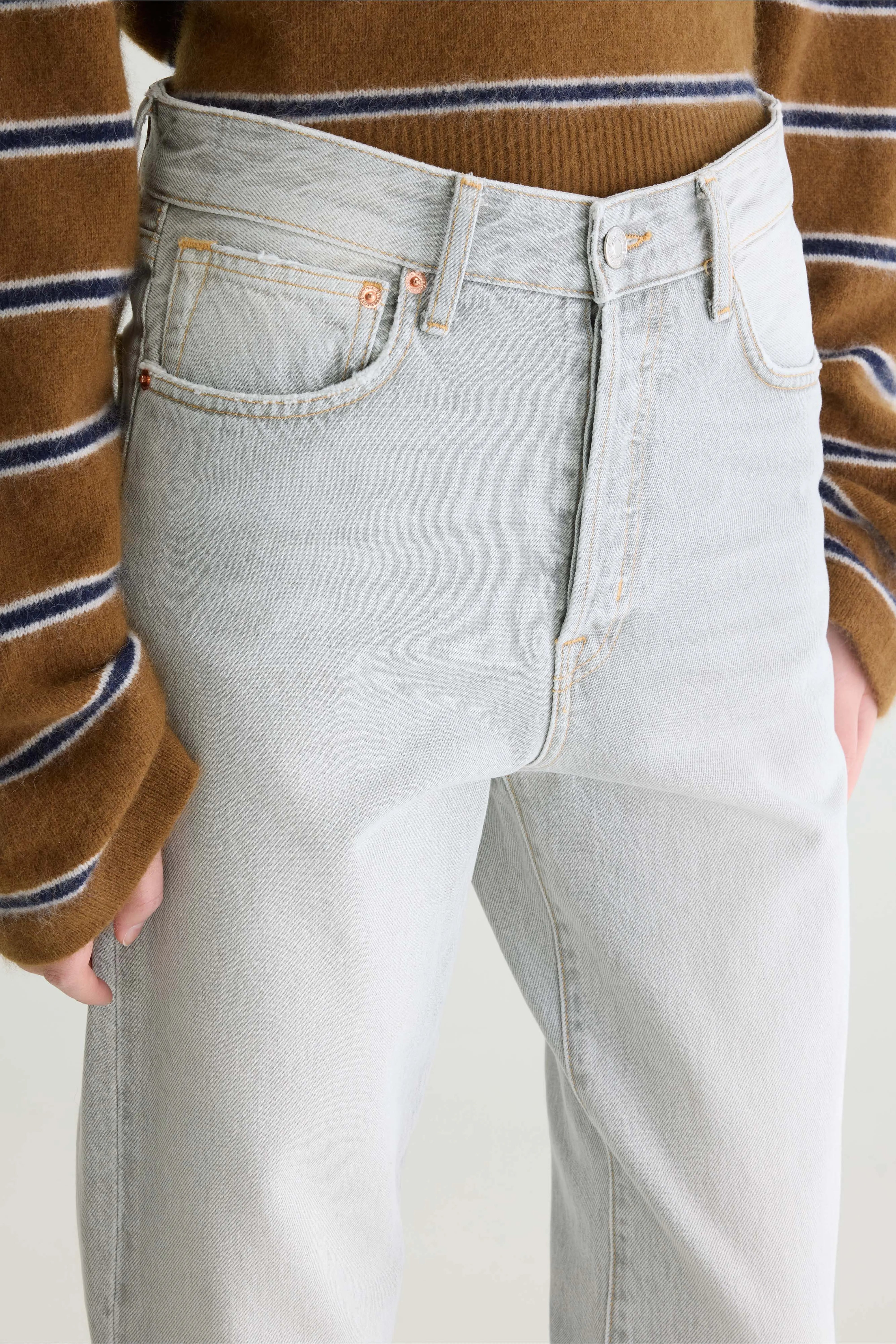 Denim N. 35 - rechte jeans  (262 / W / ICE GREY BLEACH)