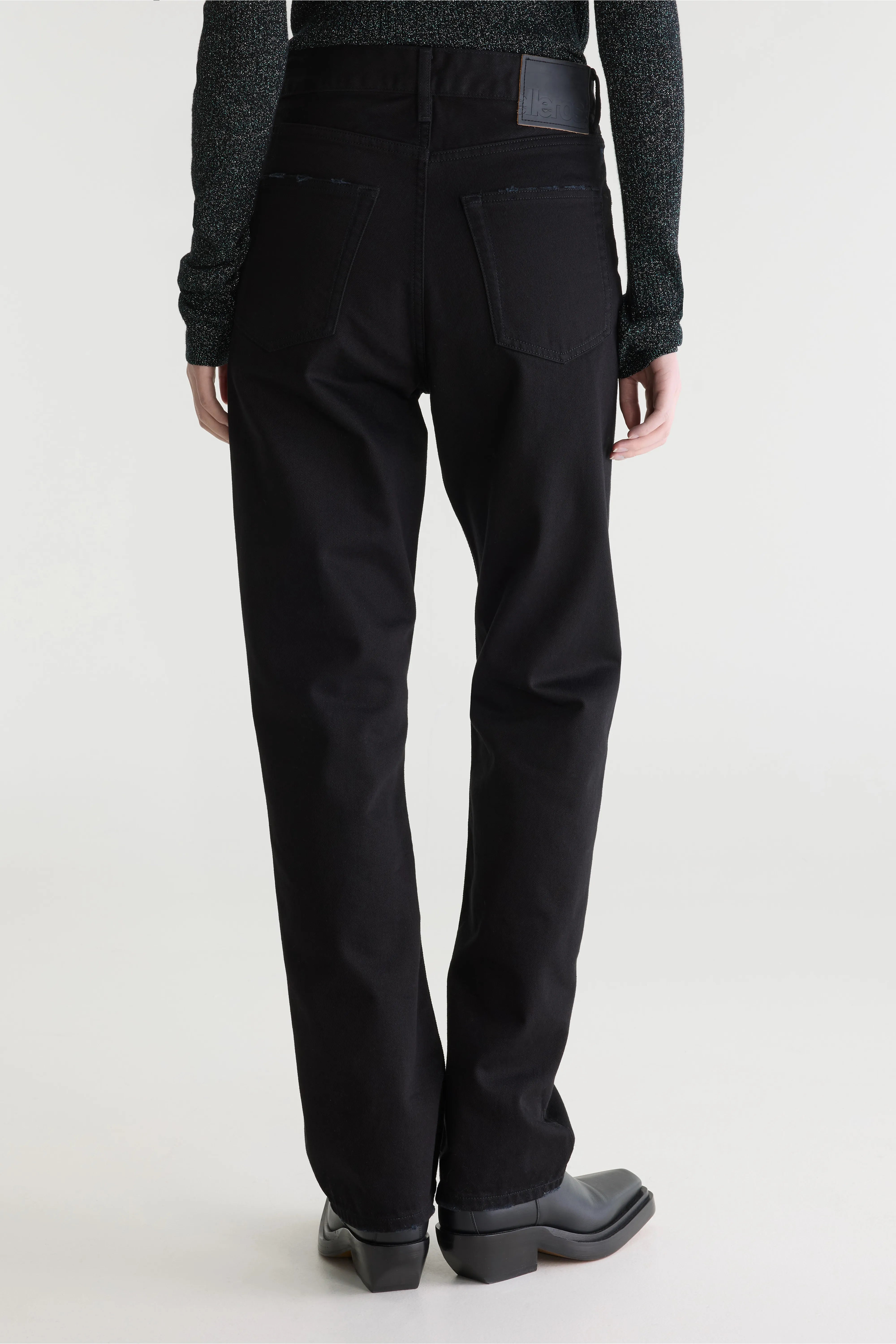 Denim N. 35 - Straight Jeans - Black rinse For Women | Bellerose