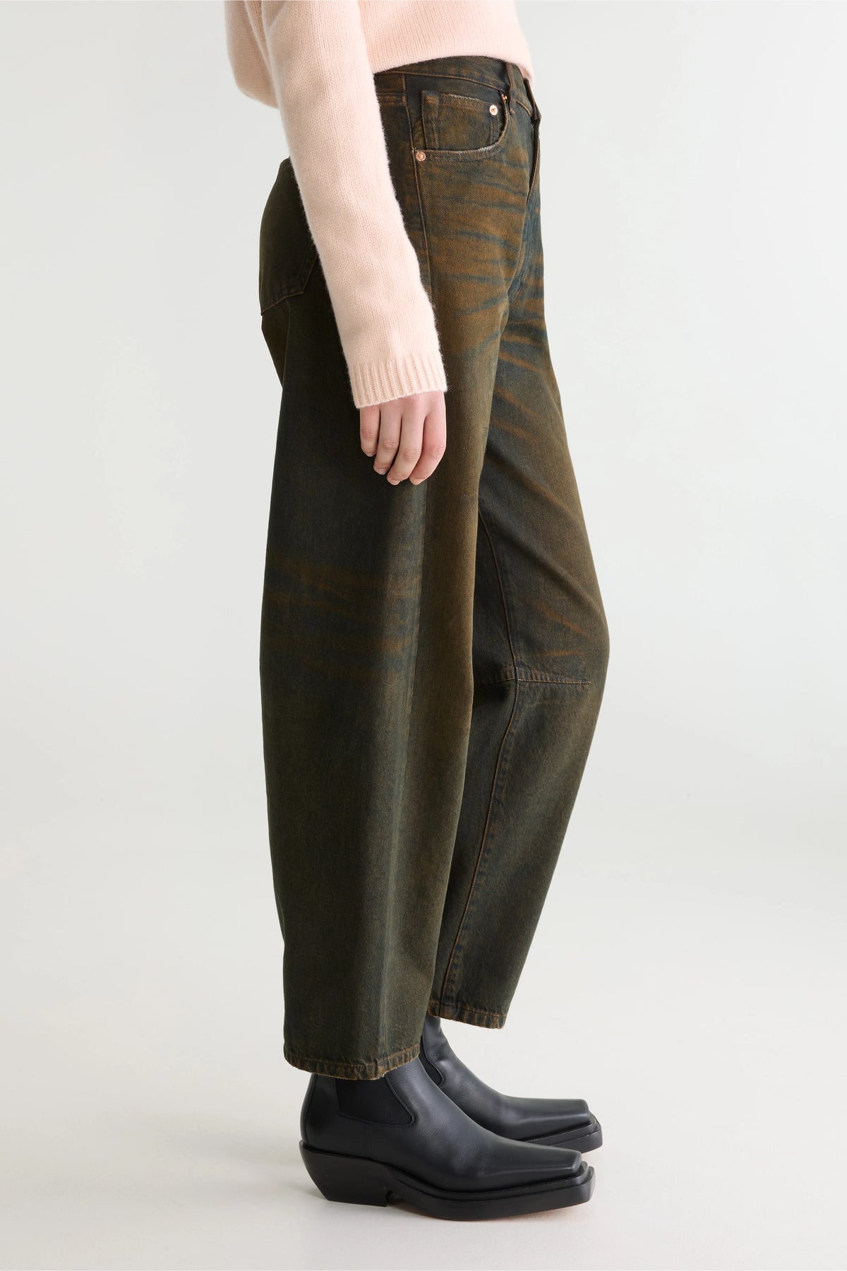 Denim N. 82 - balloon jeans  (262 / W / RUSTED DK BLUE)