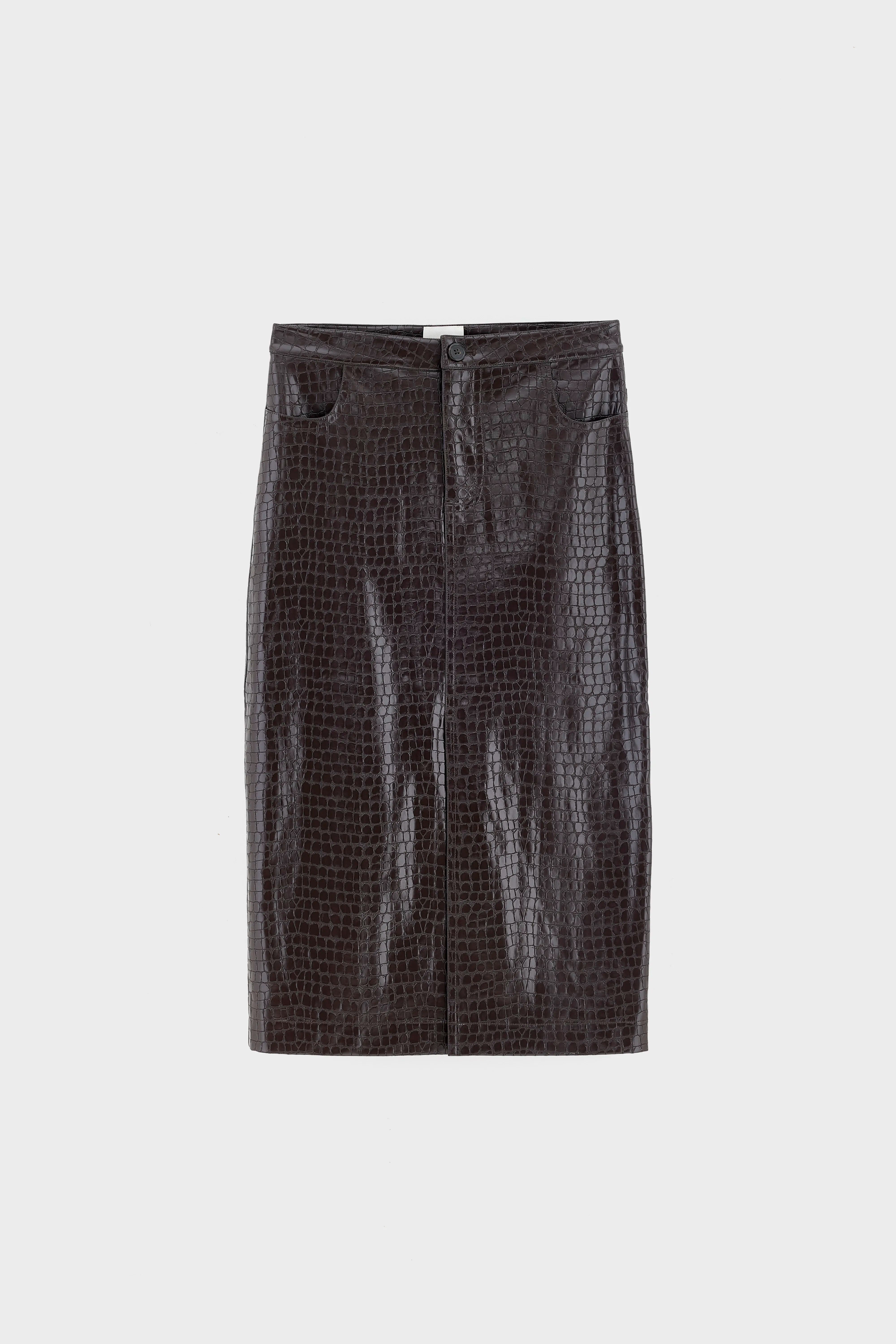 Jupe midi Halina (262 / W / DARK ROAST)
