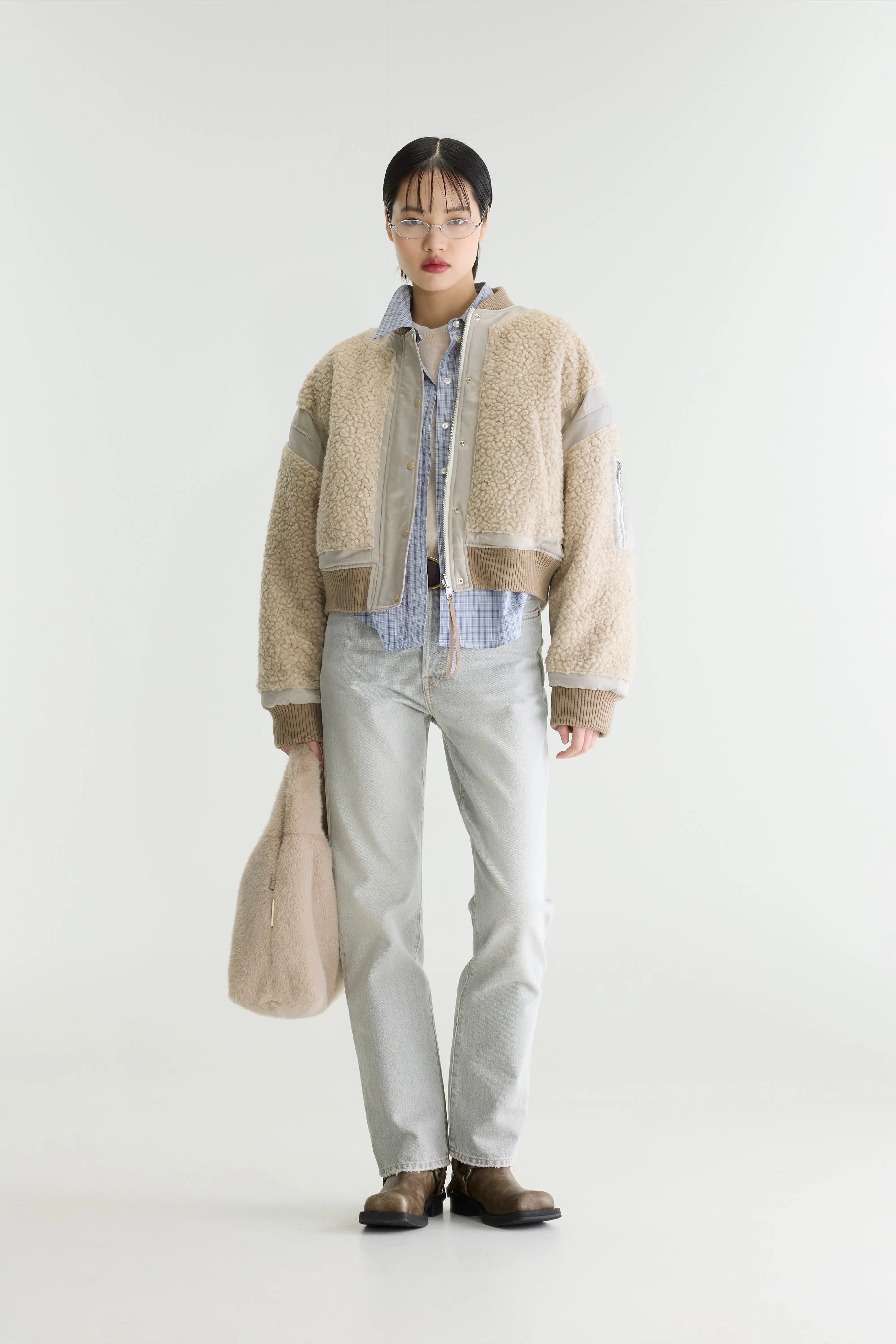 Jasher Bomber Jacket - Natural For Women | Bellerose