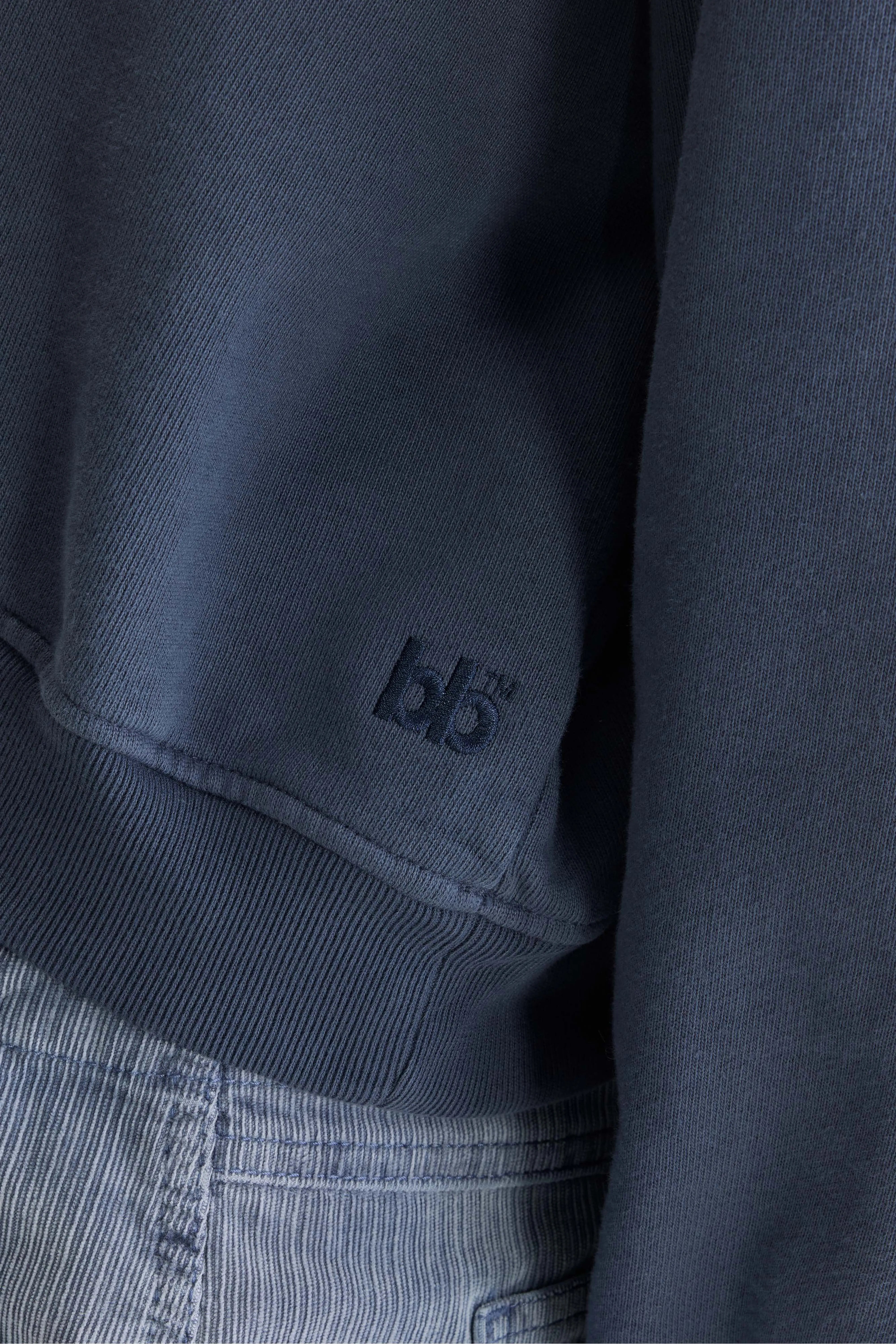 Sweatshirt court à col rond Fancy (262 / W / TEMPETE)