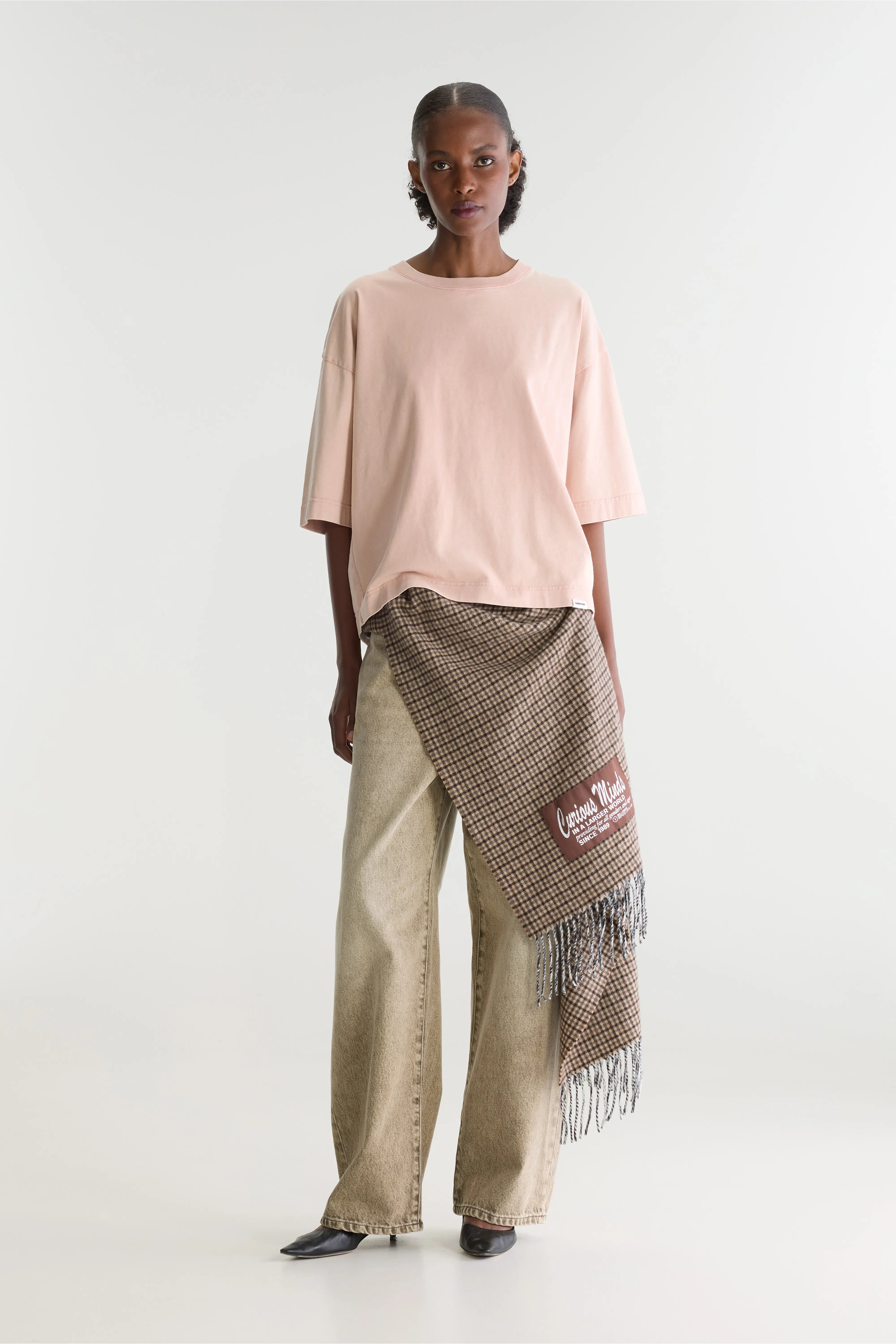 T-shirt À Manches Courtes Fiores - Dusty rose Pour Femme | Bellerose