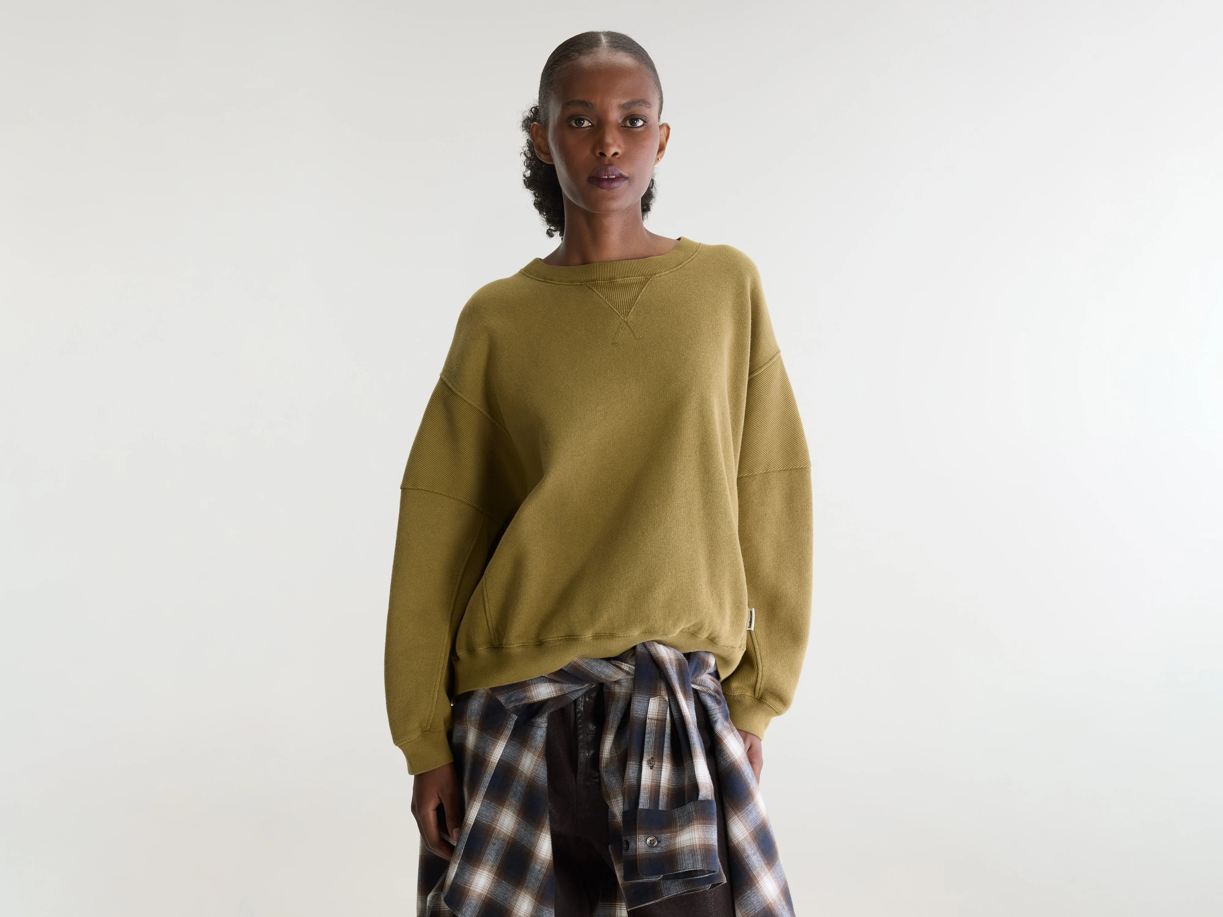 Flipos Crewneck Sweatshirt - Vetiver For Women | Bellerose