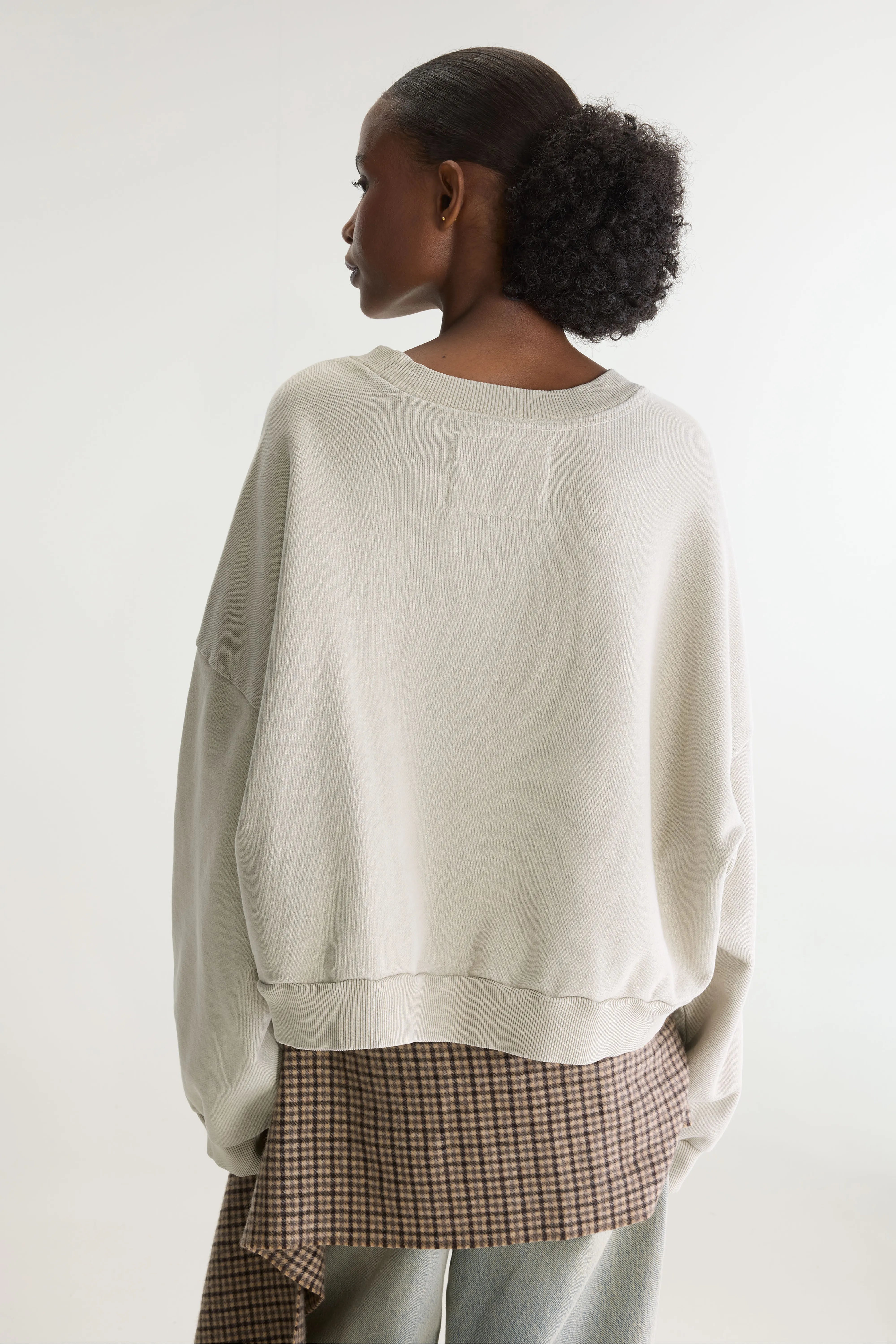 Sweatshirt boxy col rond Ferno (262 / W / NICKEL)