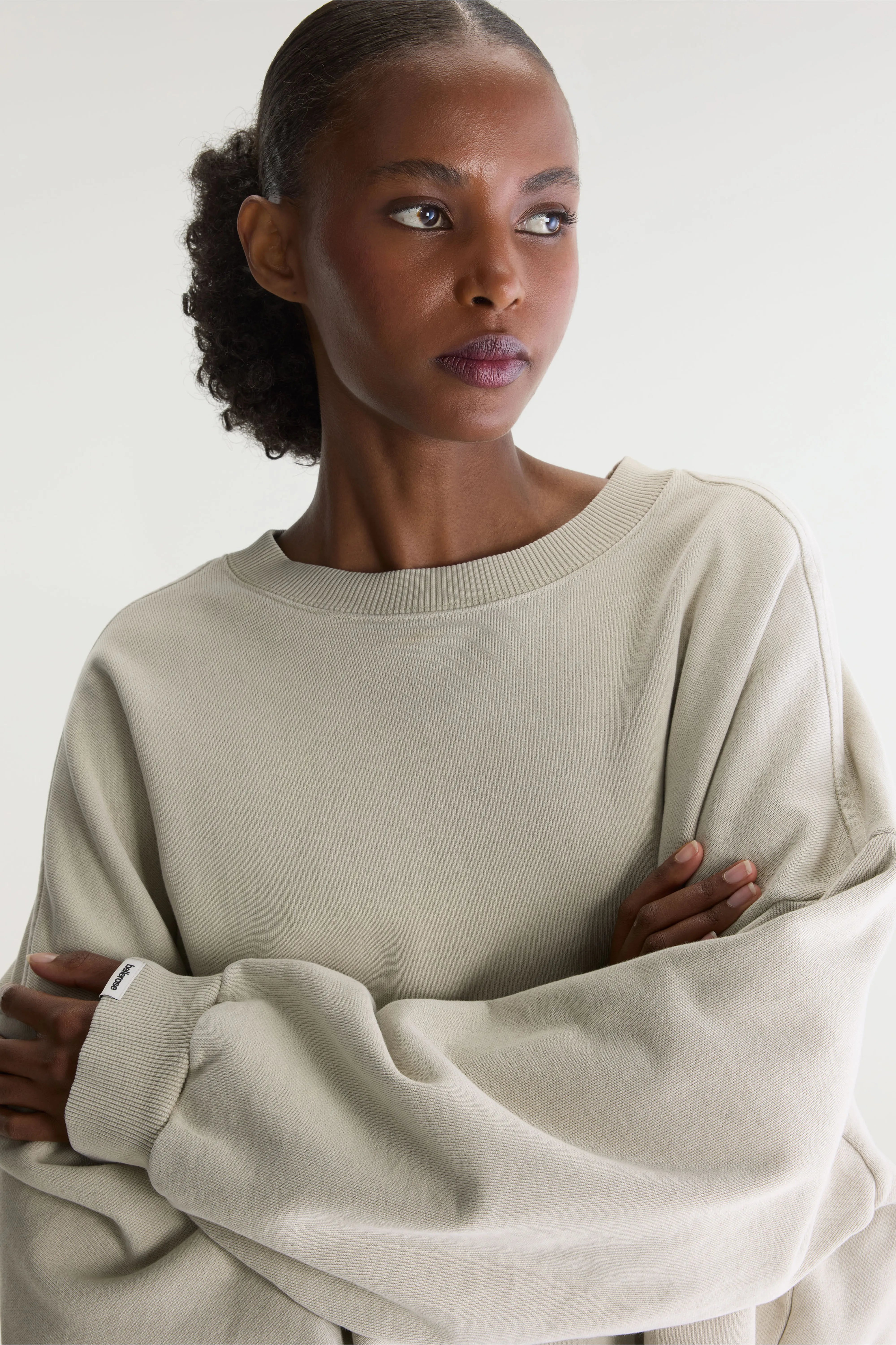 Sweatshirt boxy col rond Ferno (262 / W / NICKEL)