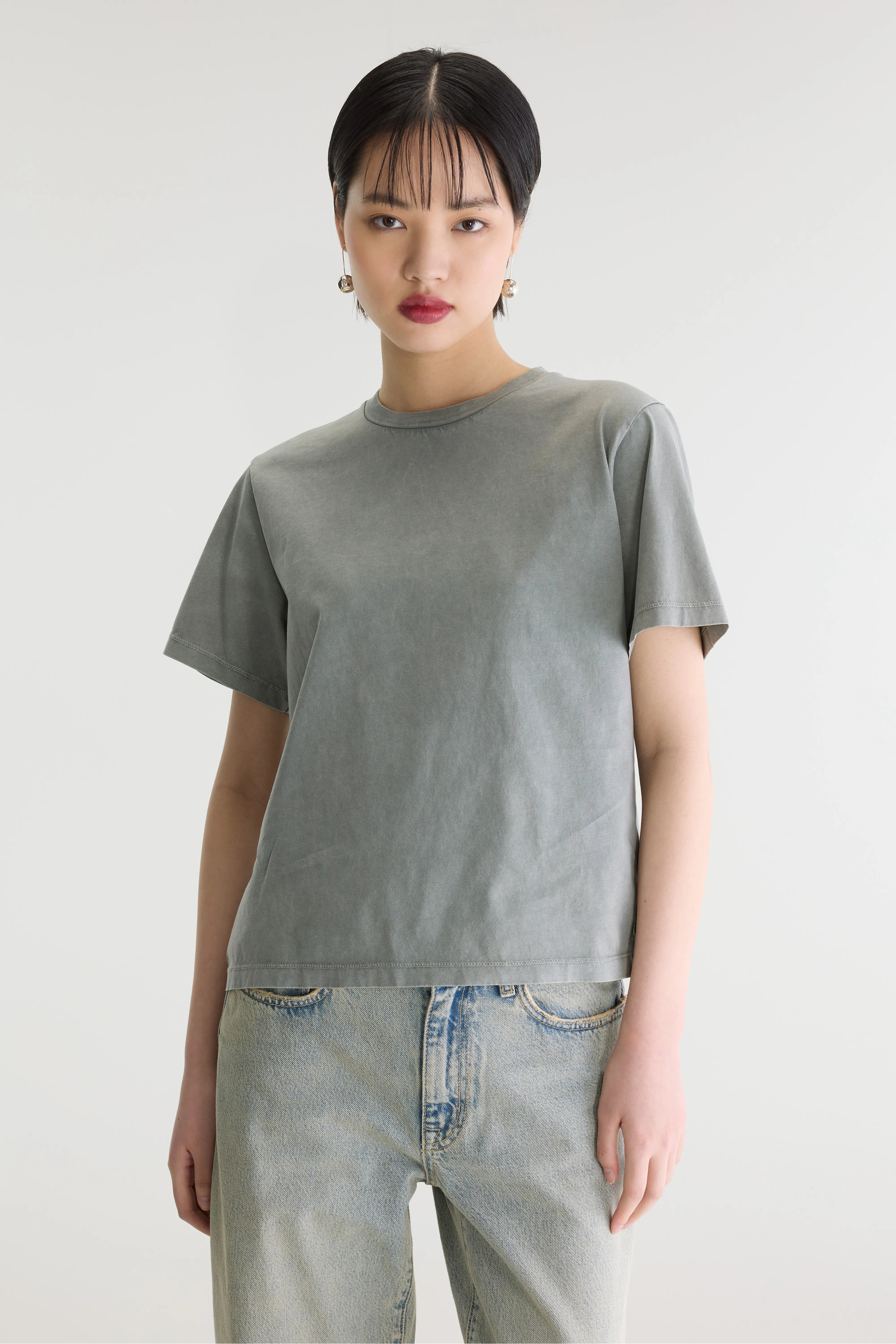 T-shirt À Manches Courtes Flavia - Oxyd grey Pour Femme | Bellerose