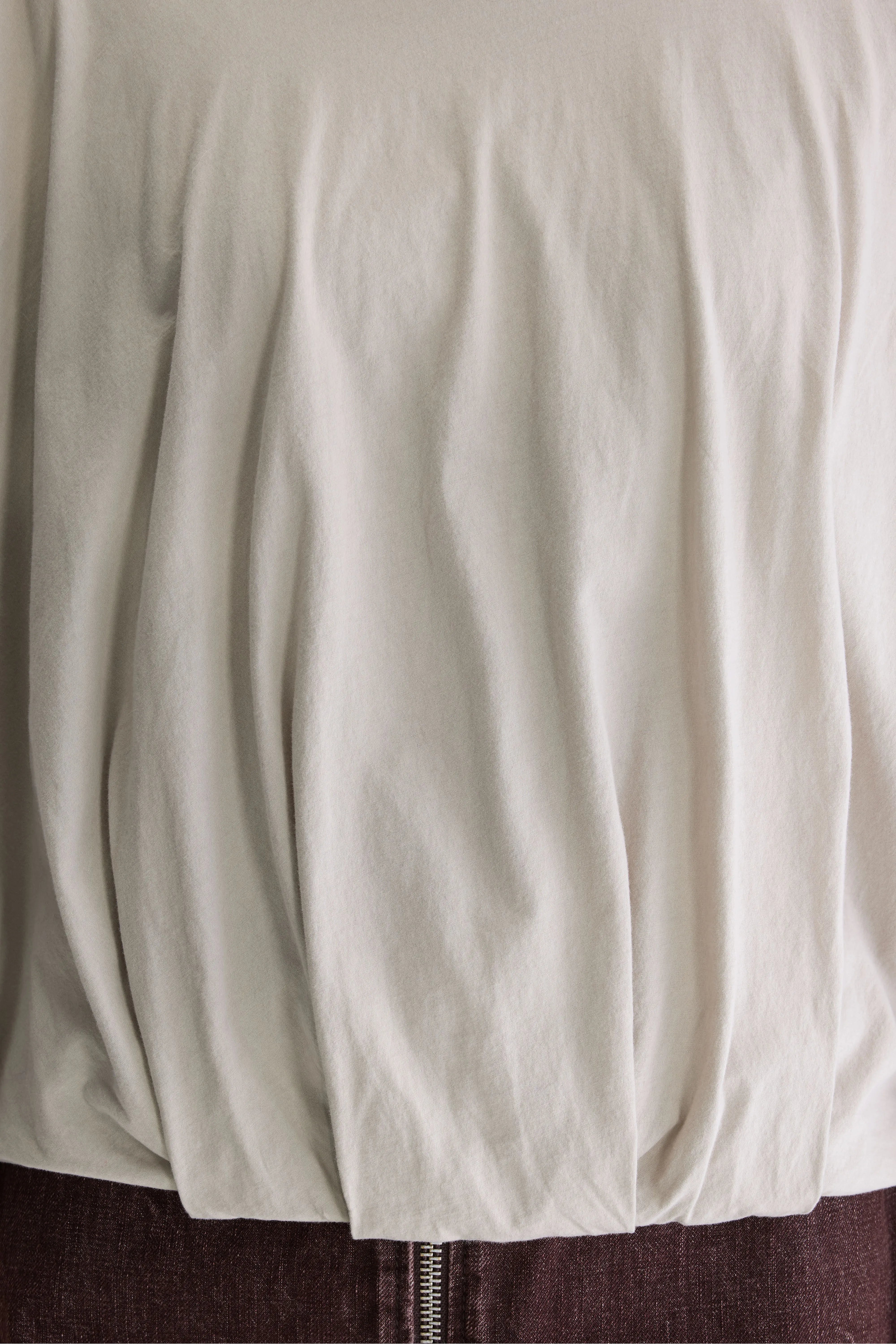 Flames cropped t-shirt met lange mouwen (262 / W / NICKEL)