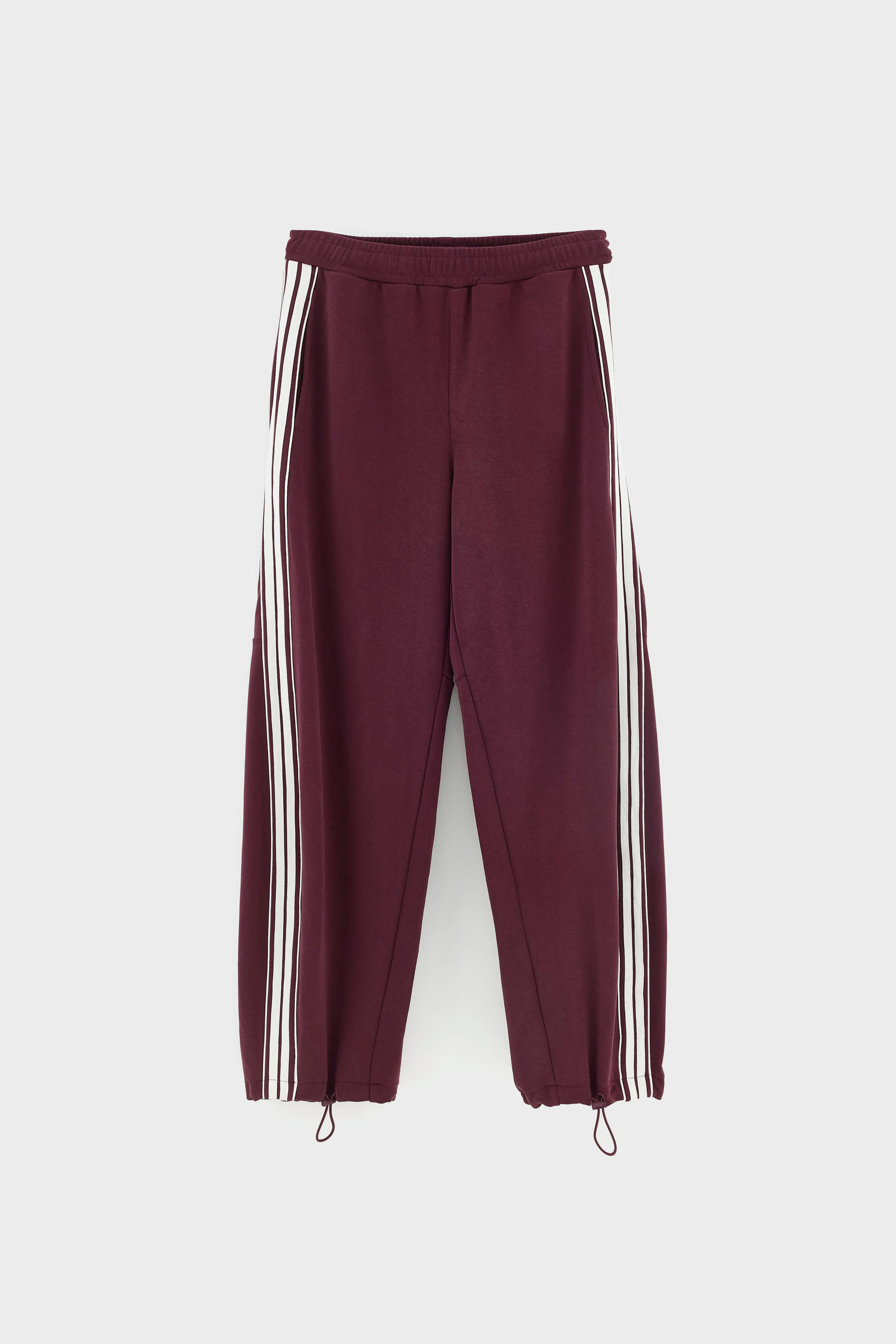 Tamy wijde joggingbroek (262 / W / BURGUNDY)