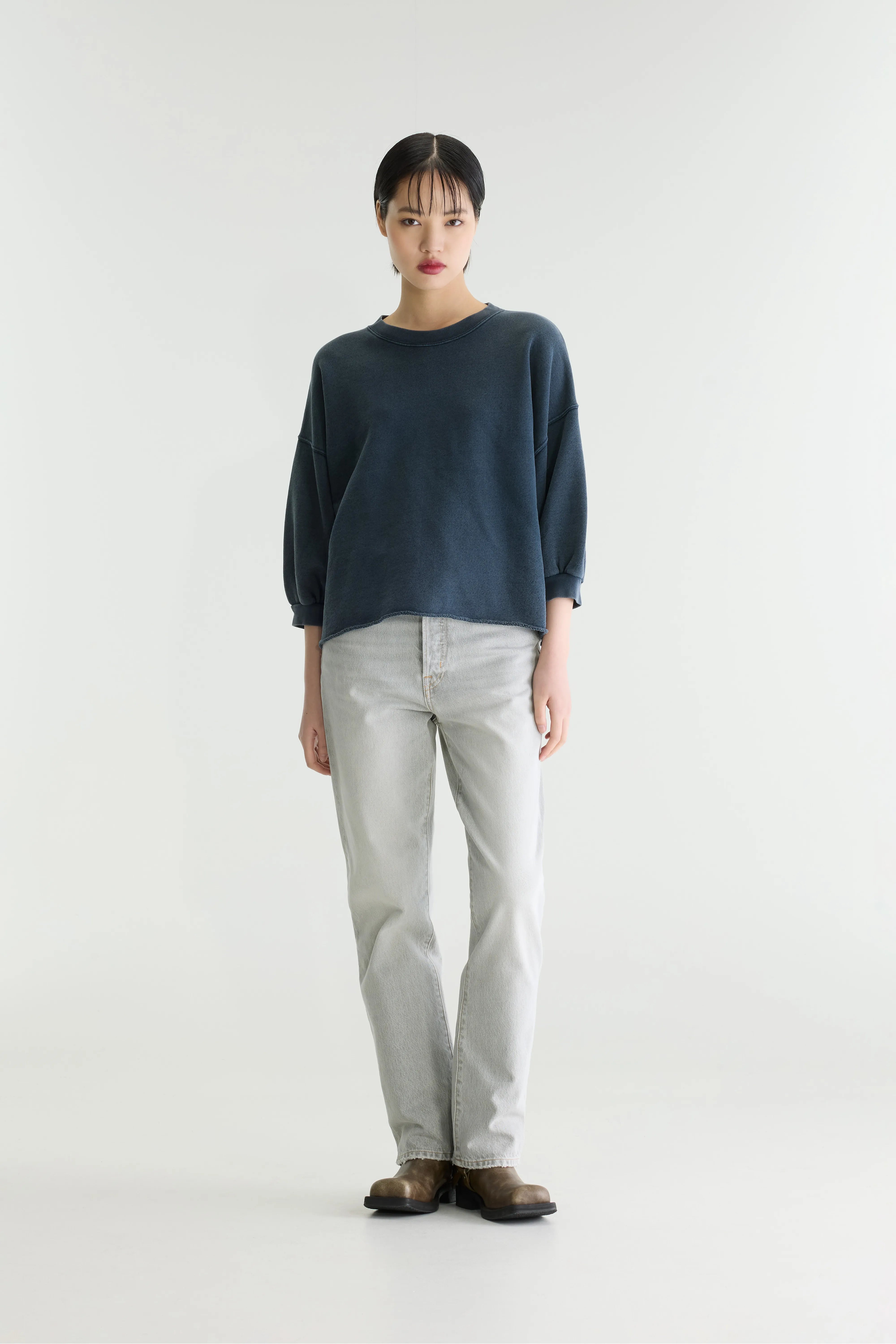 Vicske Sweatshirt Met Ronde Hals - Navy Voor Dames | Bellerose