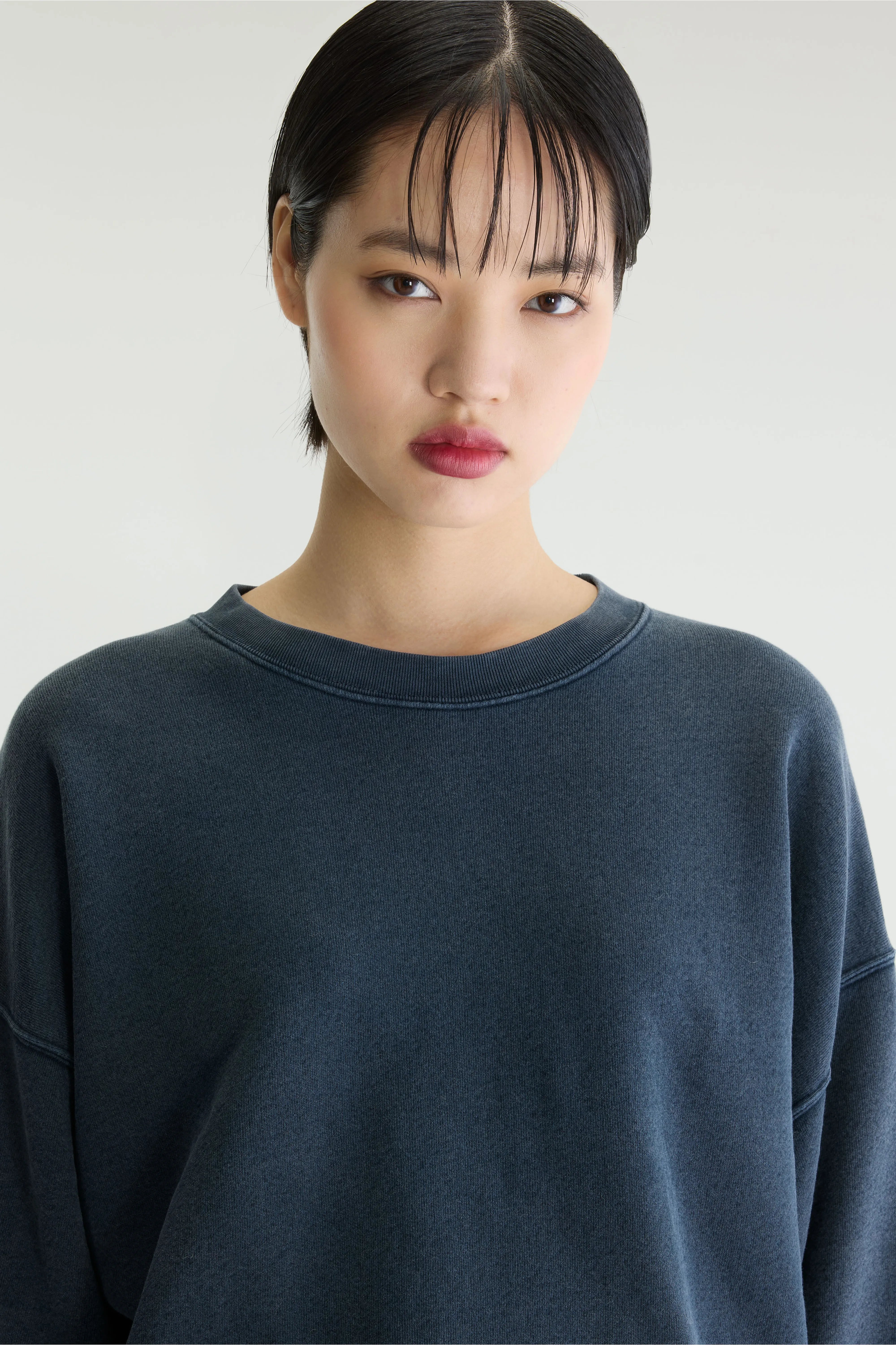 Vicske Sweatshirt Met Ronde Hals - Navy Voor Dames | Bellerose