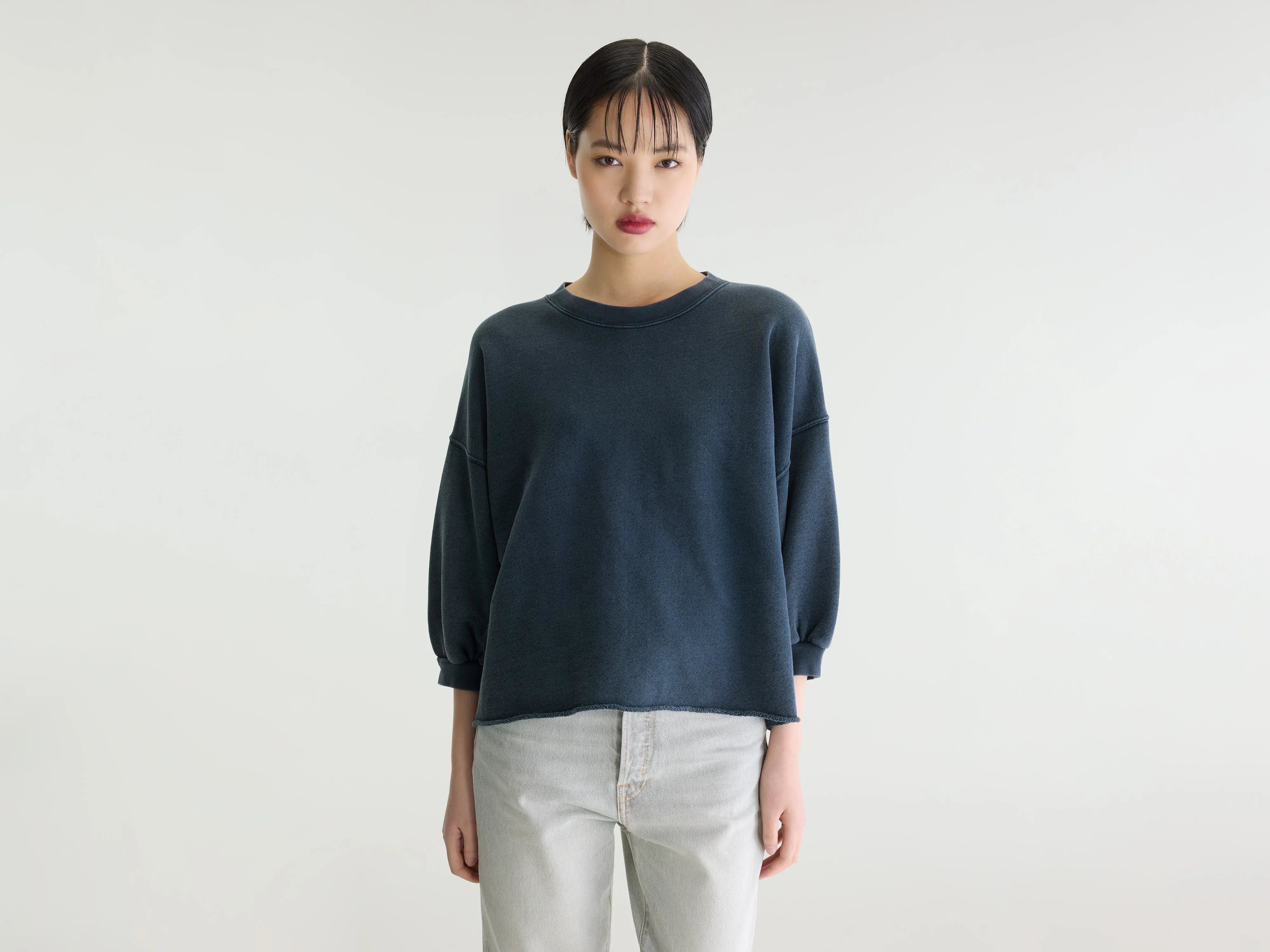 Vicske Crewneck Sweatshirt - Navy For Women | Bellerose