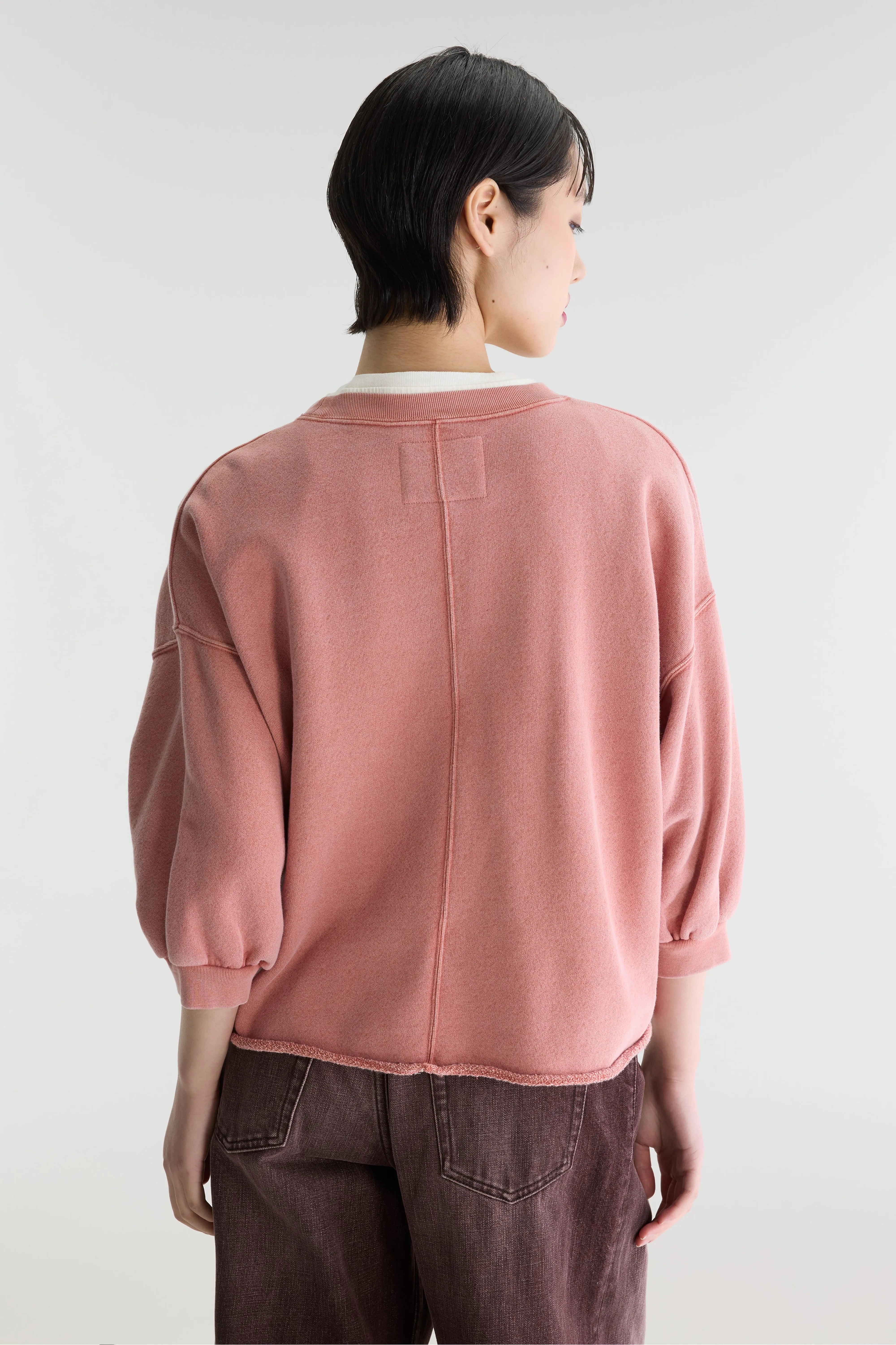 Vicske Sweatshirt Met Ronde Hals - Etruscan red Voor Dames | Bellerose