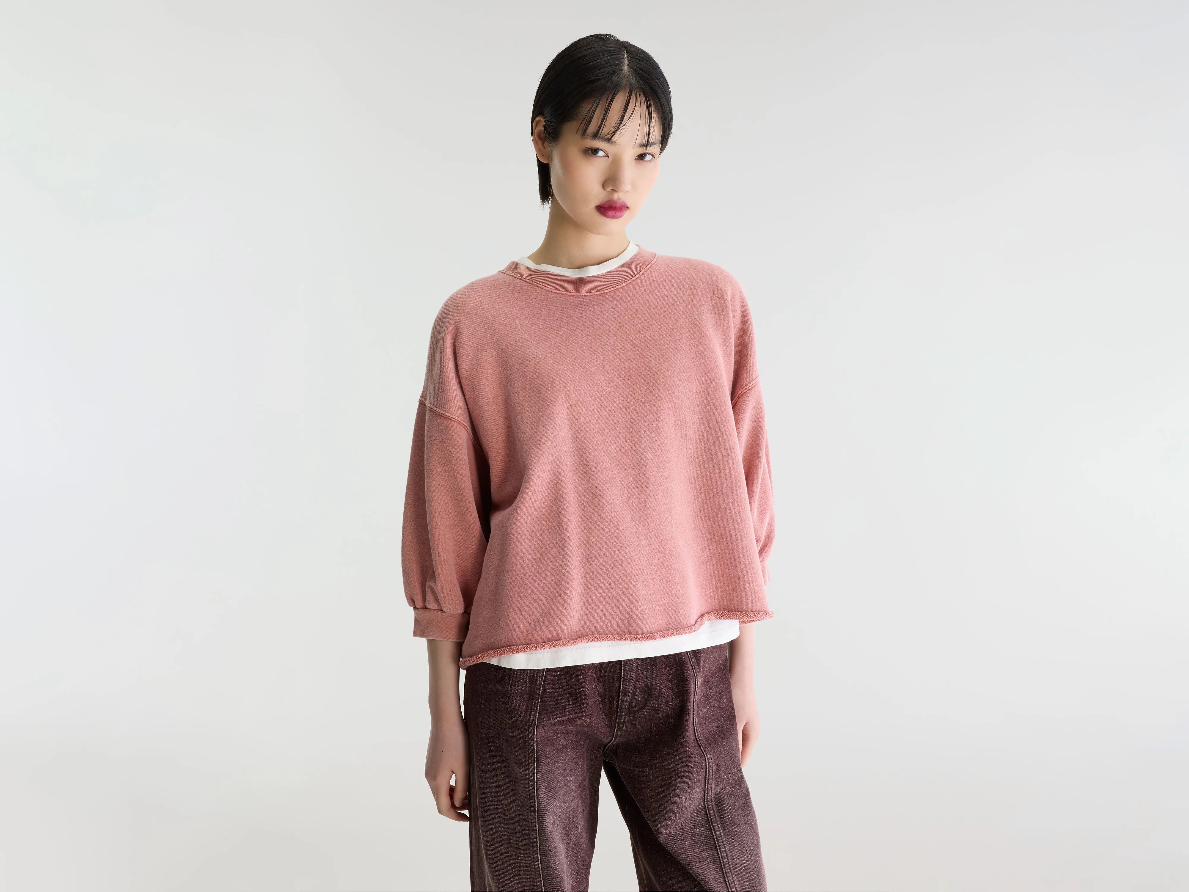 Vicske Crewneck Sweatshirt - Etruscan red For Women | Bellerose