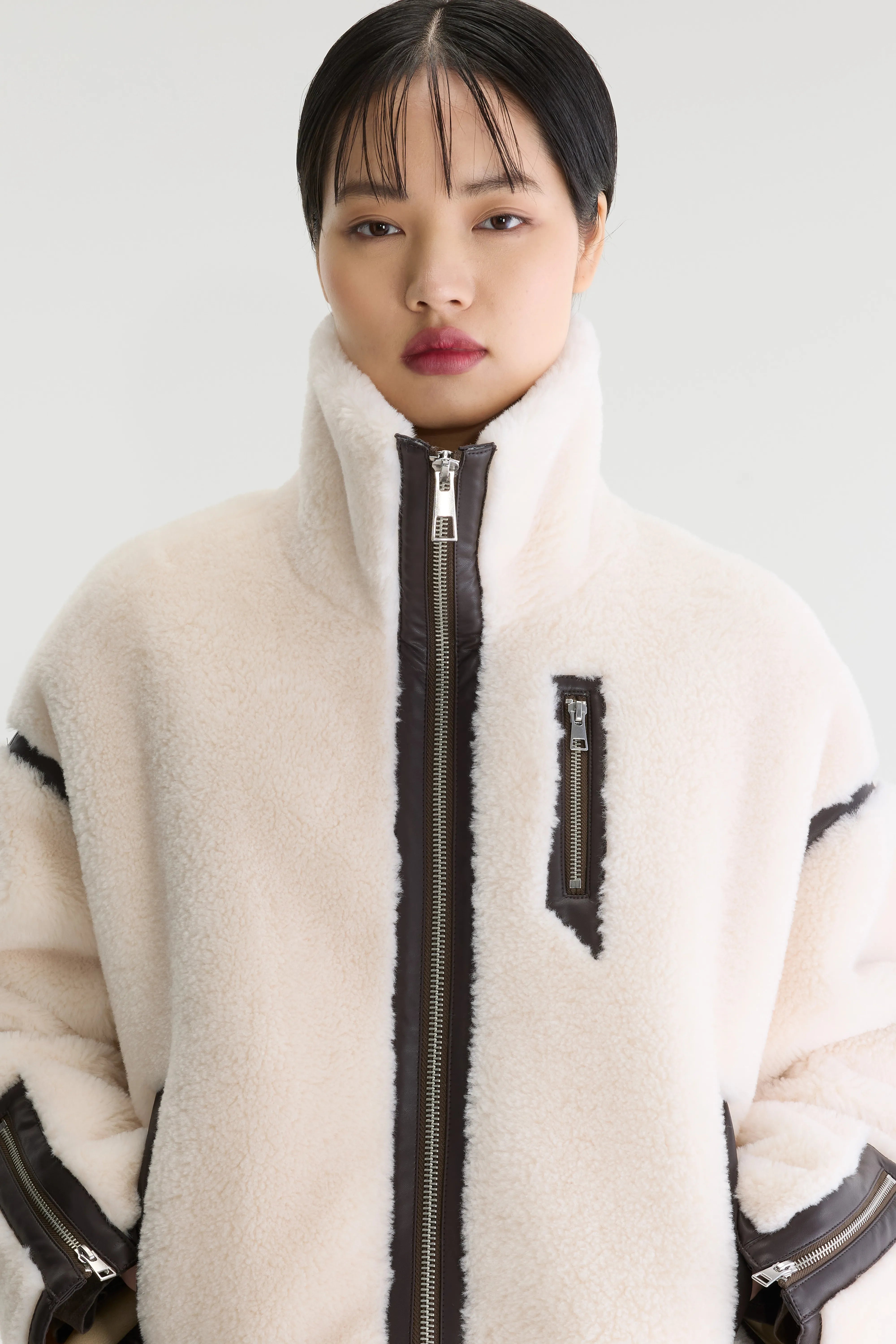 Jelati Sherpa Jas - Whisper Voor Dames | Bellerose