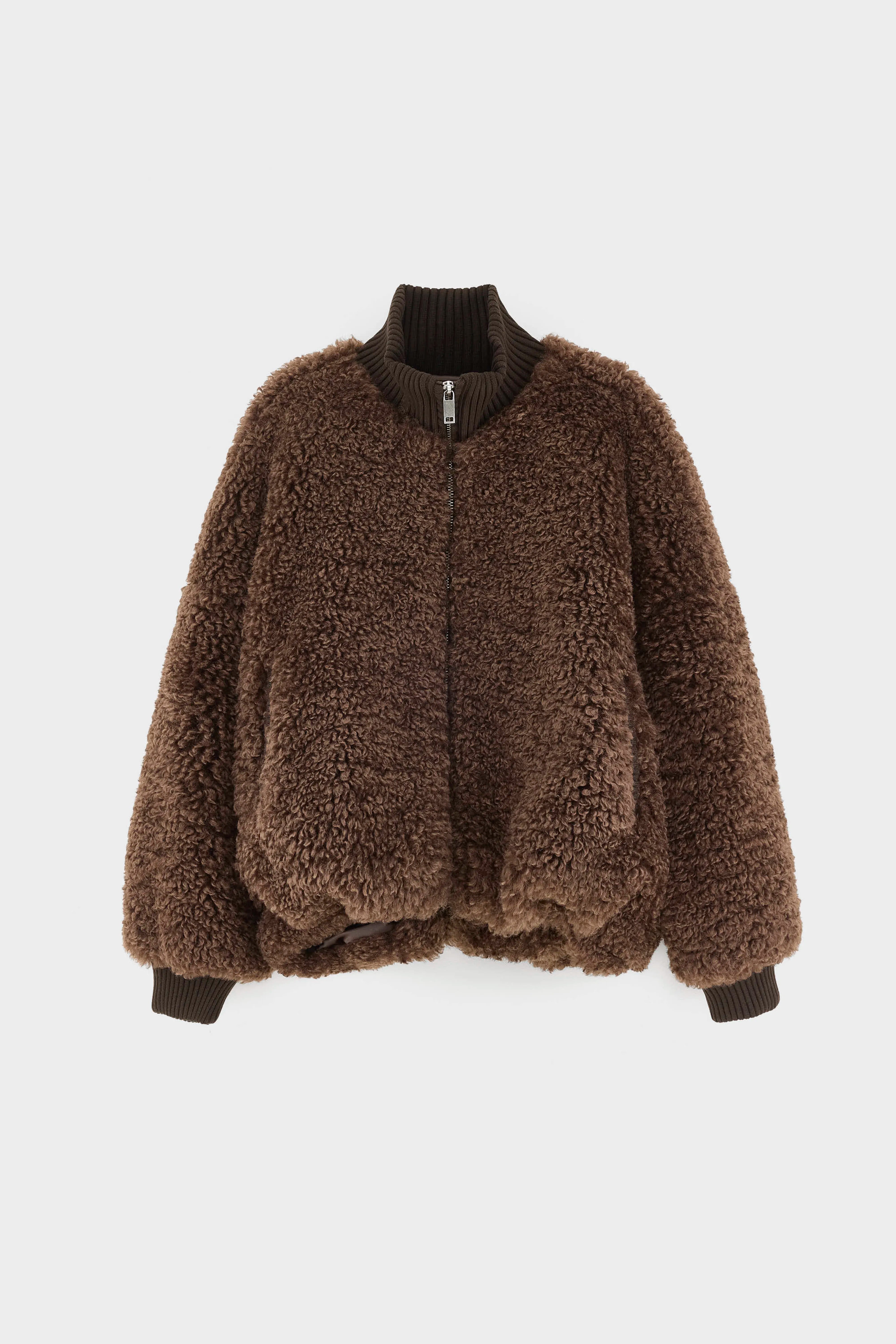 Jallis faux-fur jacket (262 / W / DARK ROAST)
