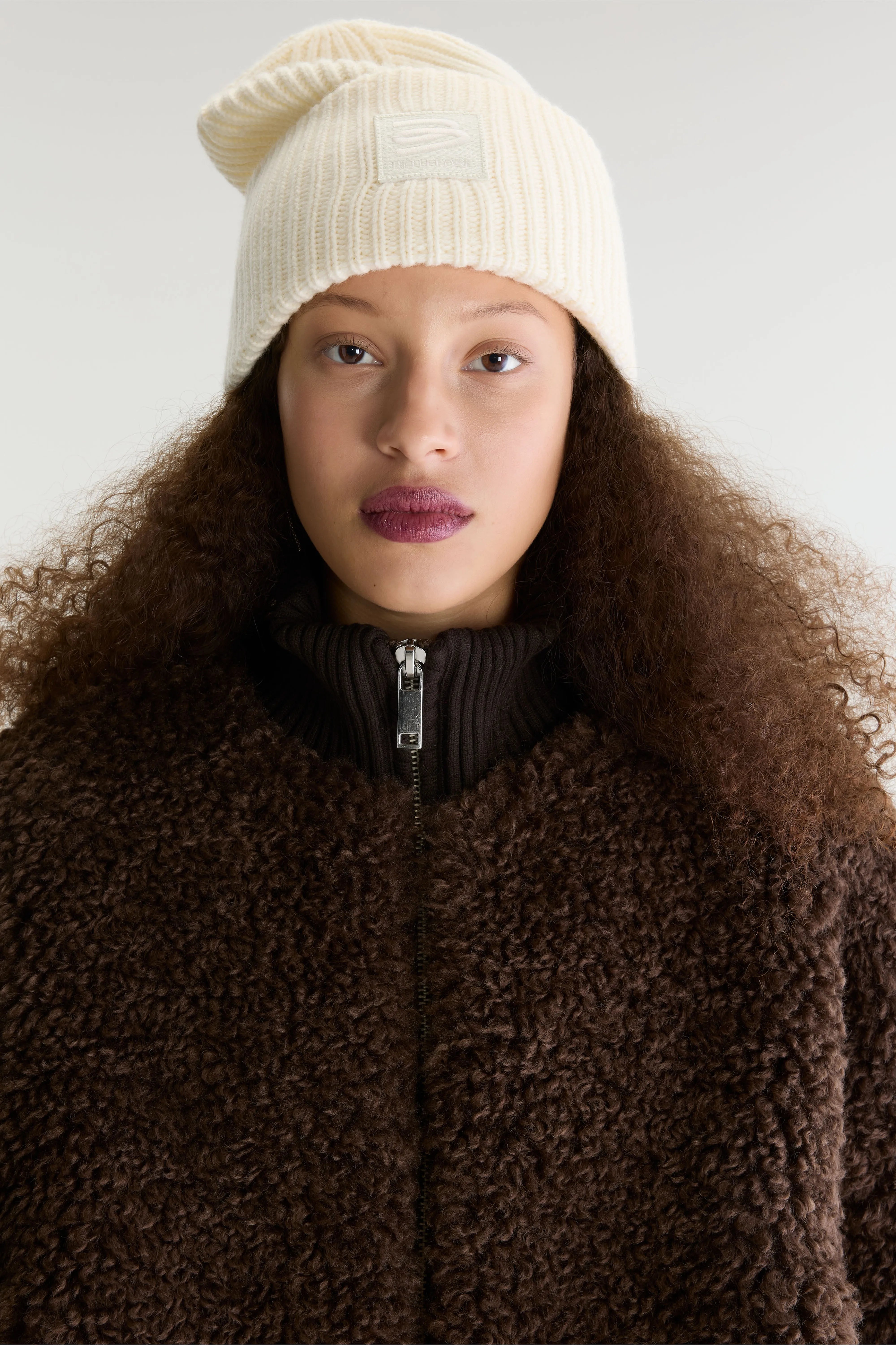 Jallis faux-fur jacket (262 / W / DARK ROAST)