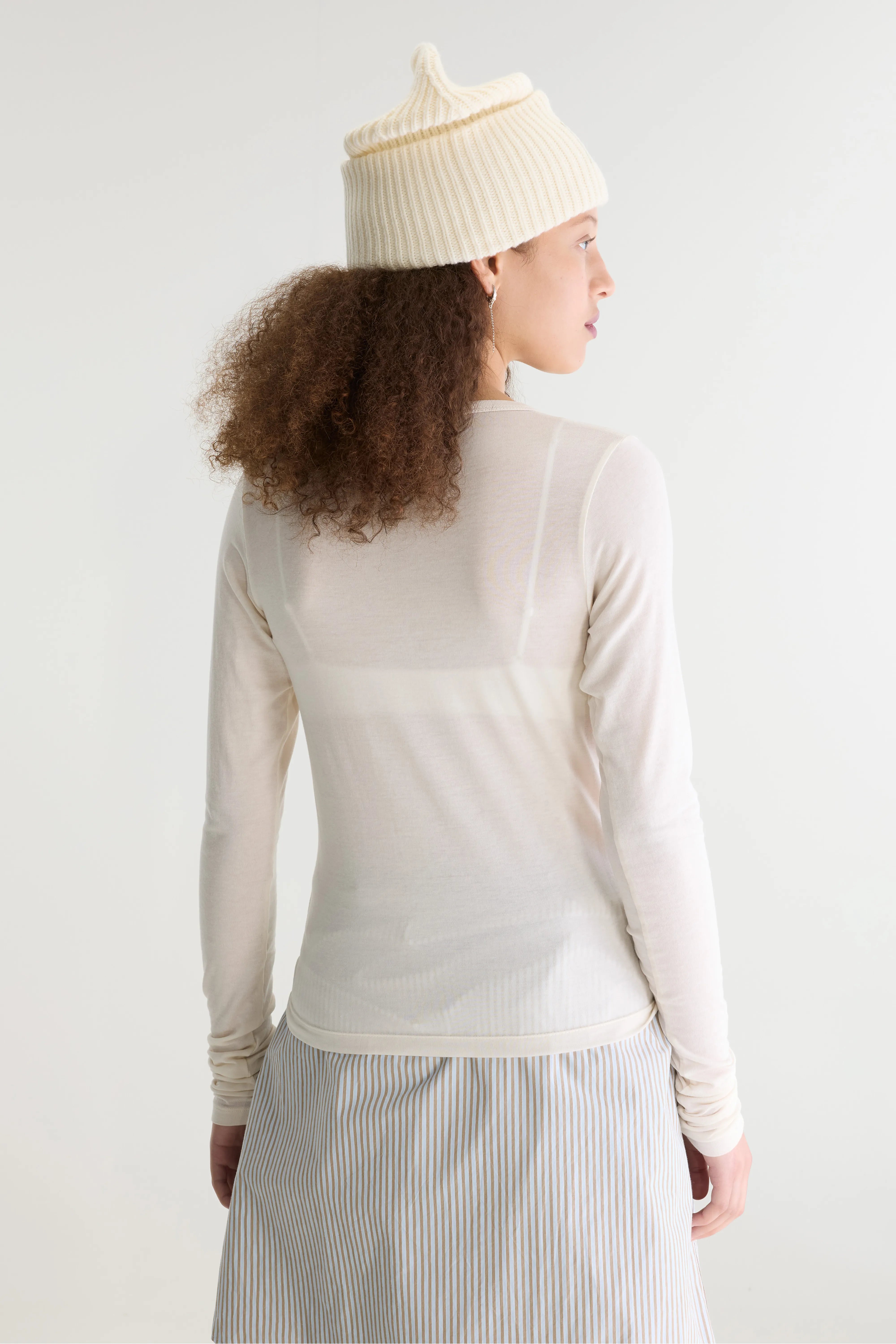 Fina slim fit t-shirt (262 / W / OFF WHITE)