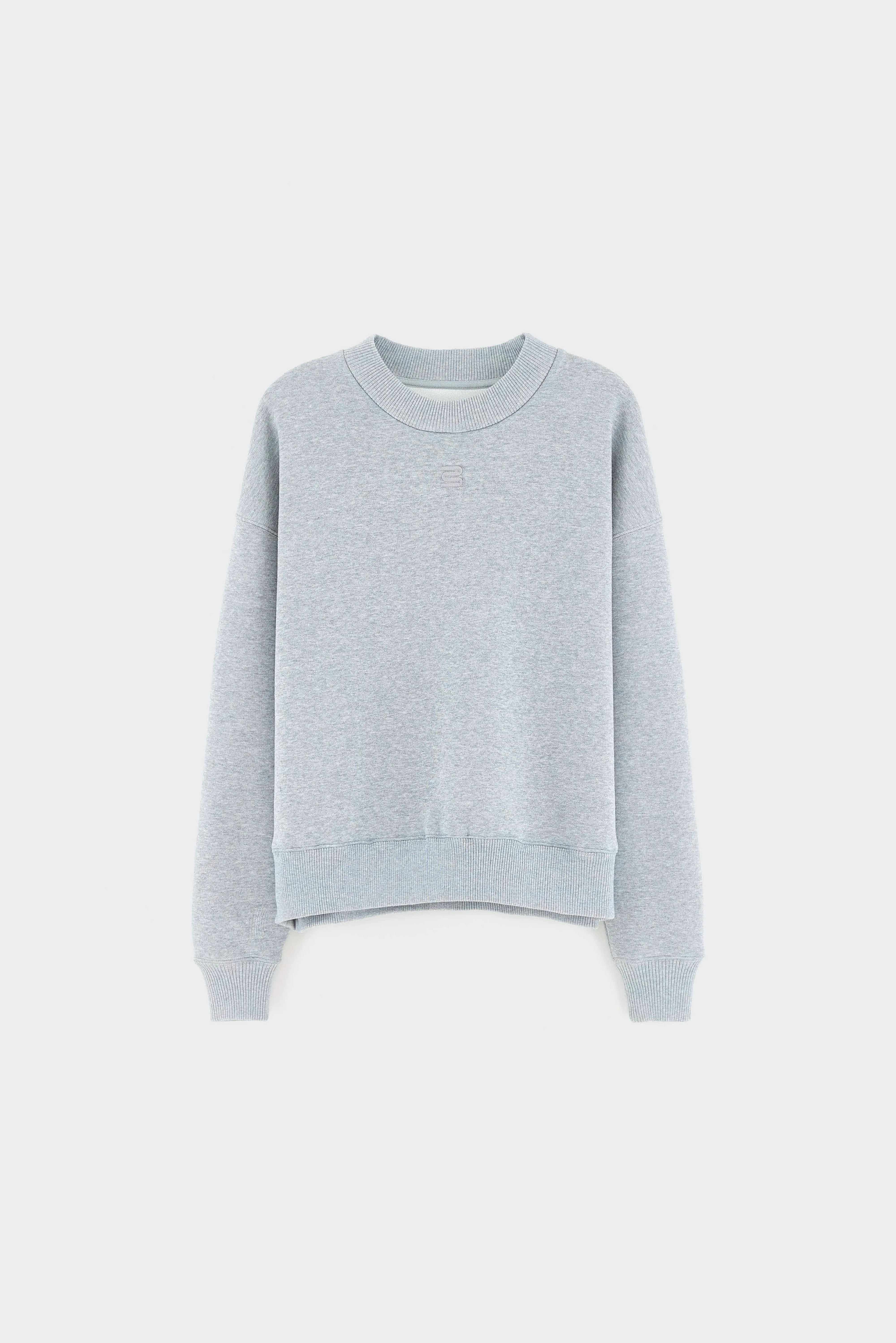 Sweatshirt col rond Temi (262 / W / H. GREY)
